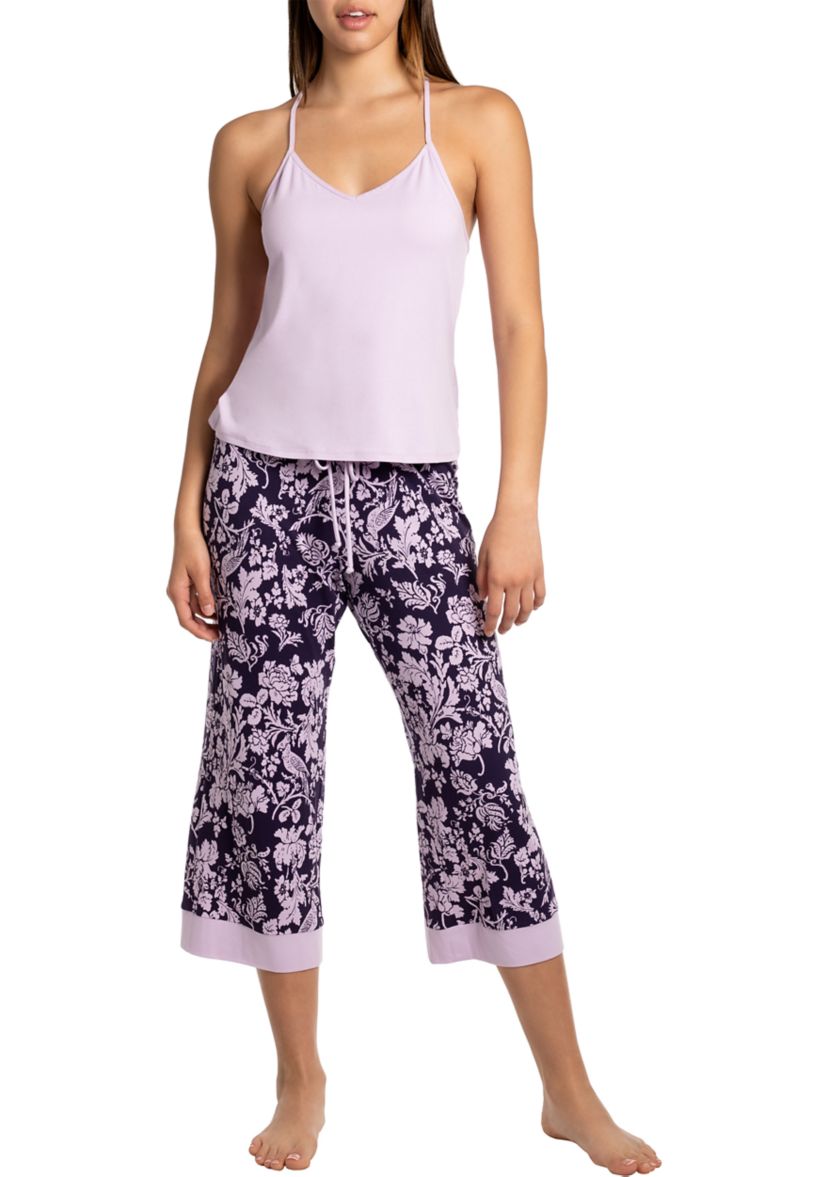 Augusta Knit 3 Piece Travel Pajama Set