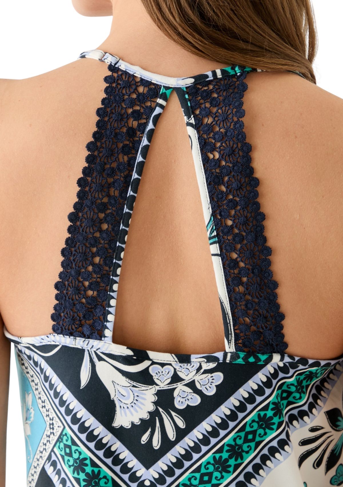 Womens Printed Knit Pajama Set