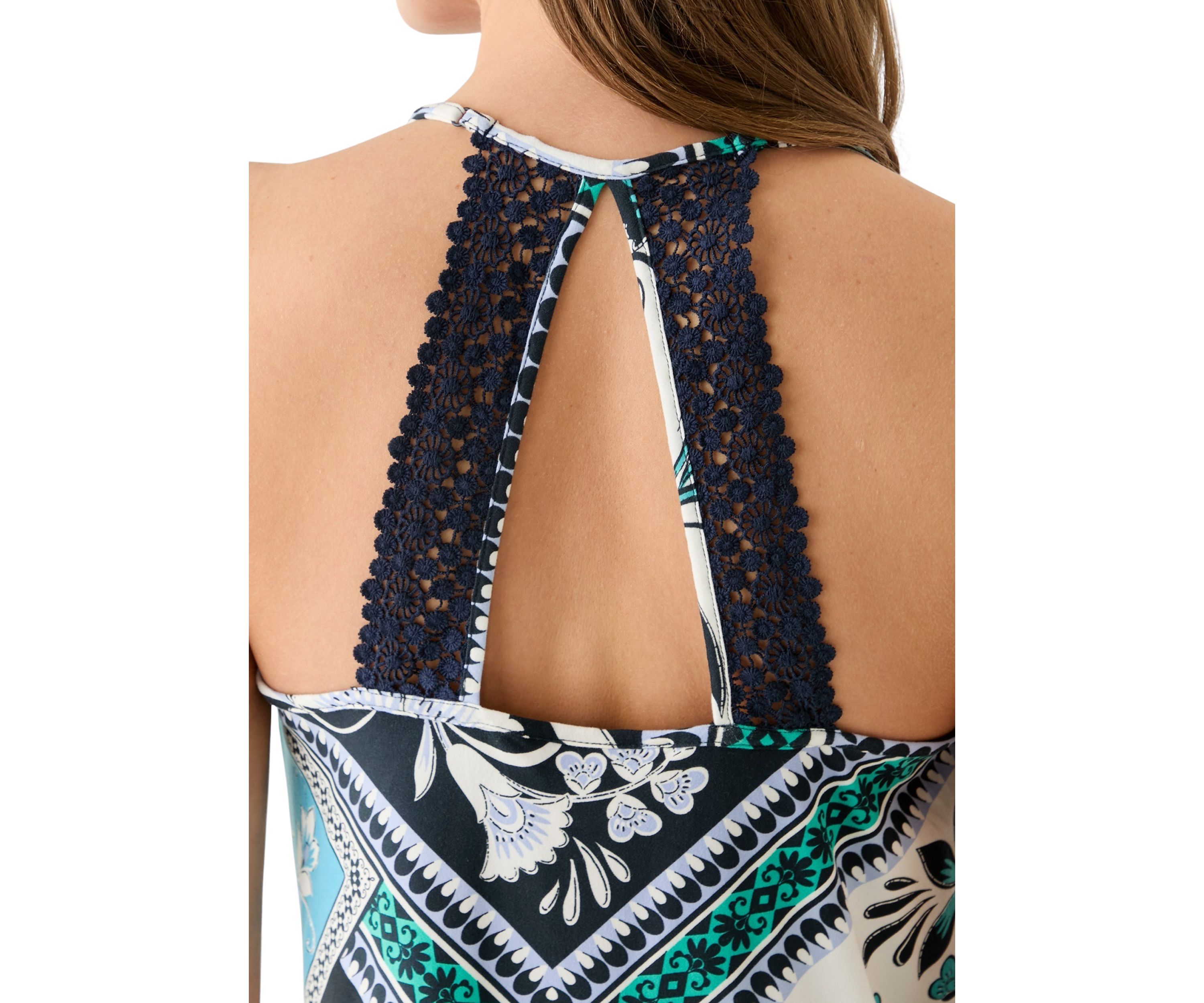 Womens Printed Knit Pajama Set