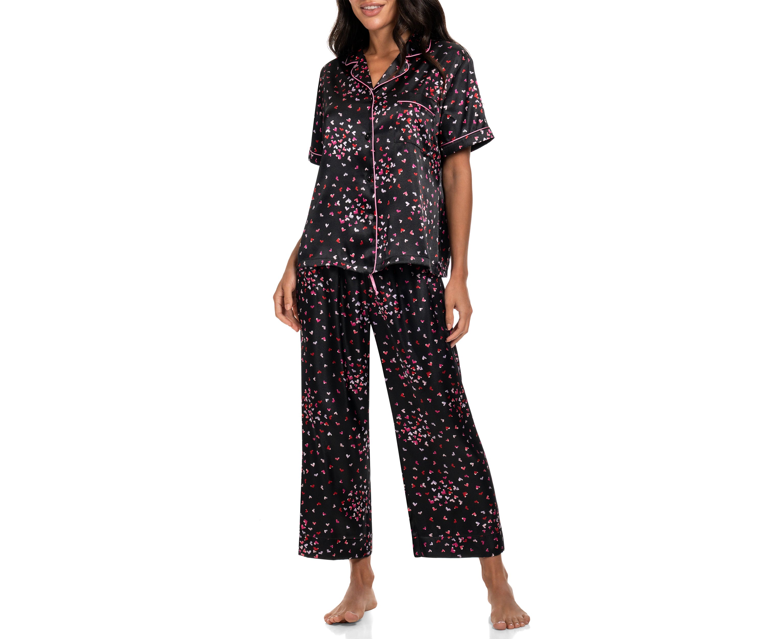 Hearts Galore Notch Pajama Set