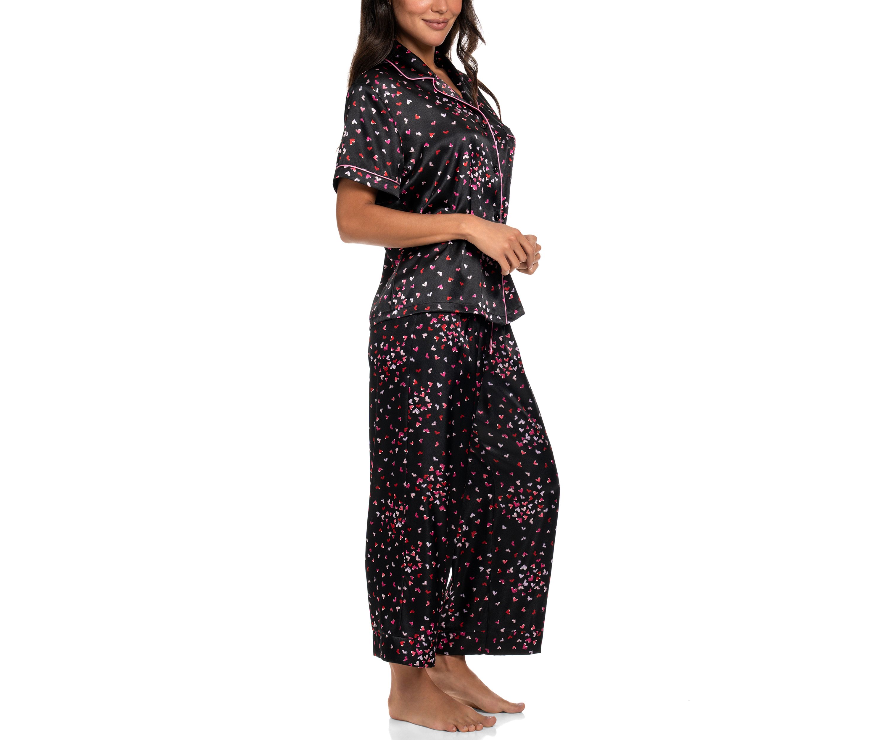Hearts Galore Notch Pajama Set