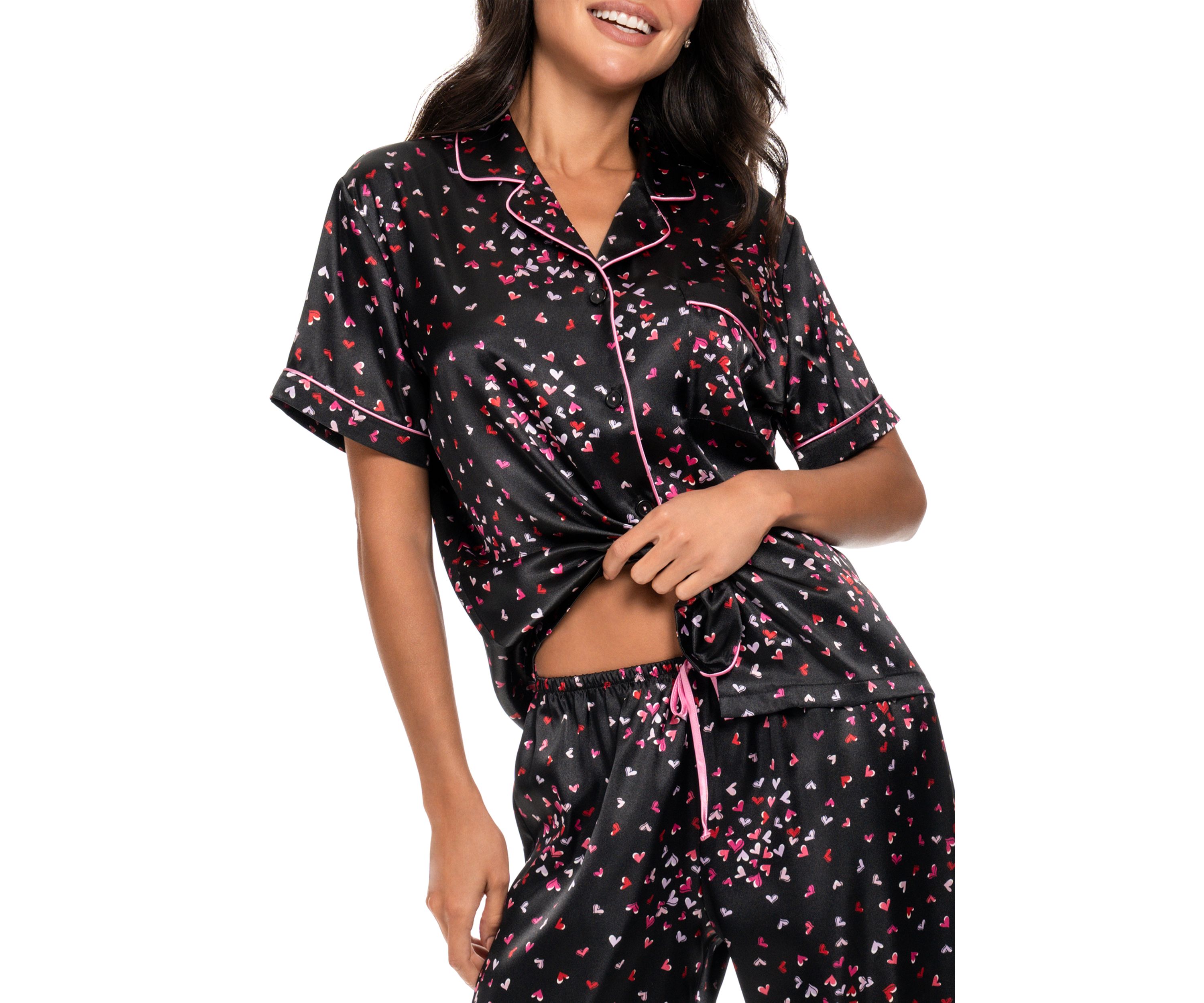 Hearts Galore Notch Pajama Set