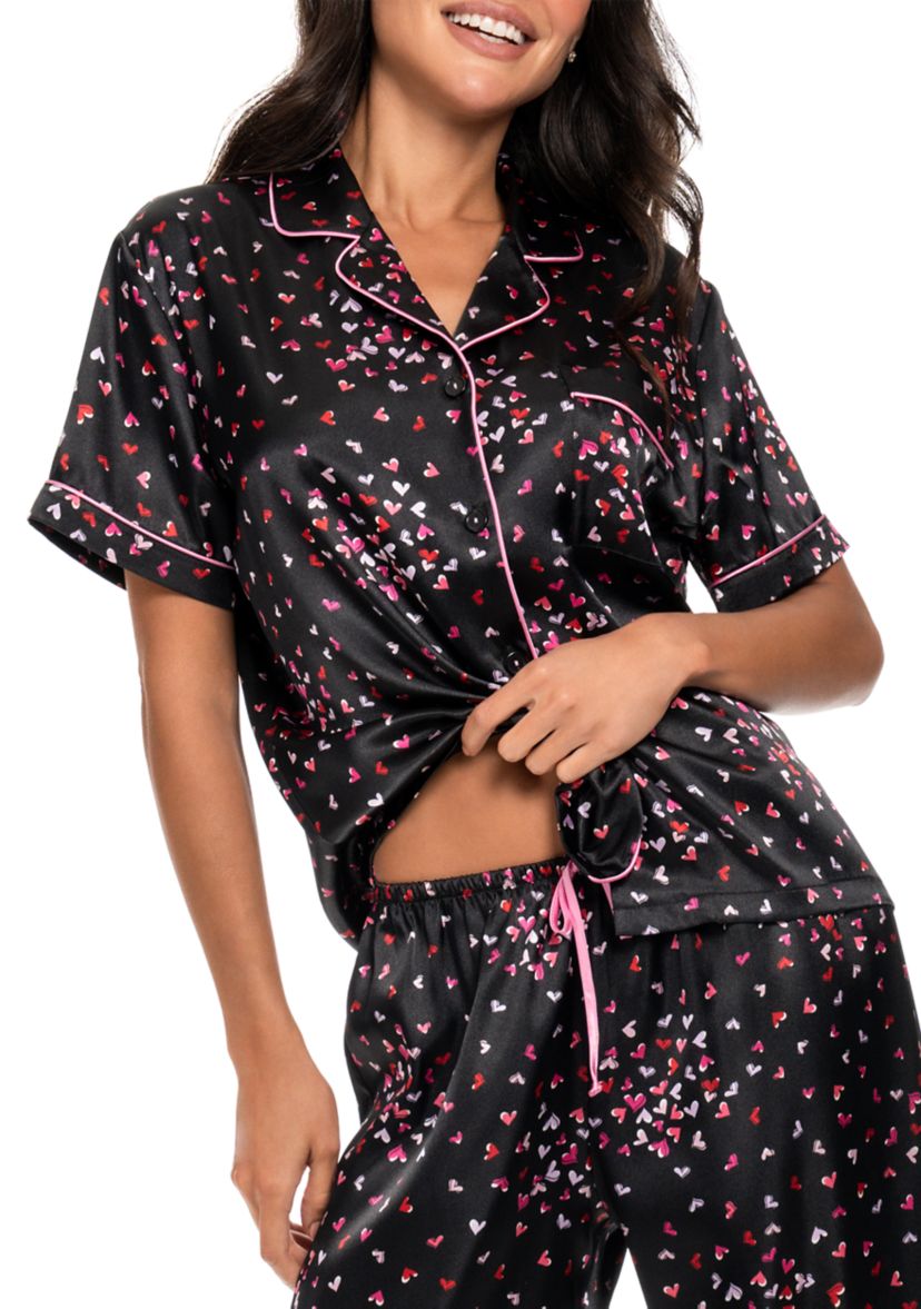 Hearts Galore Notch Pajama Set