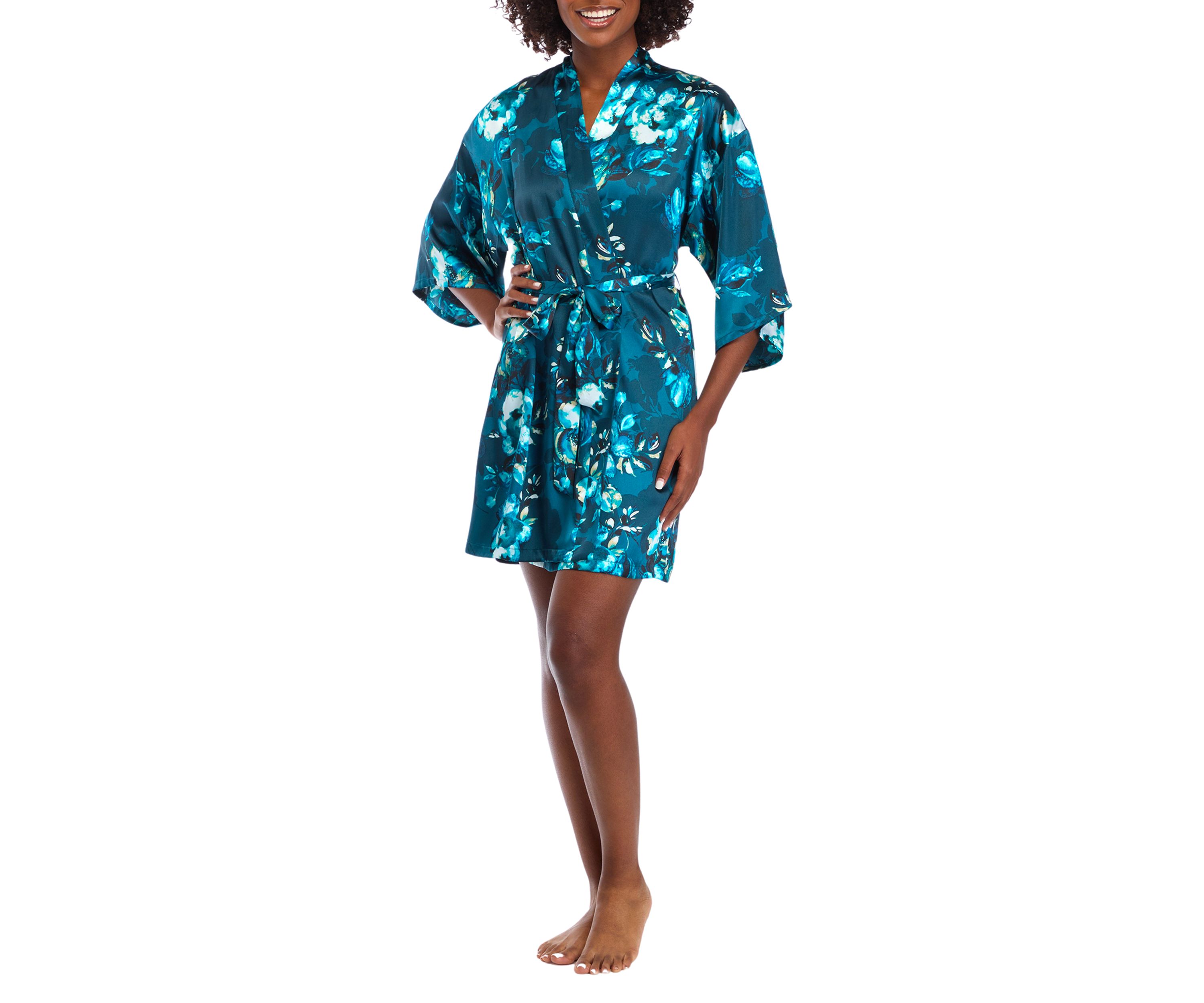 Satin Wrapper Robe