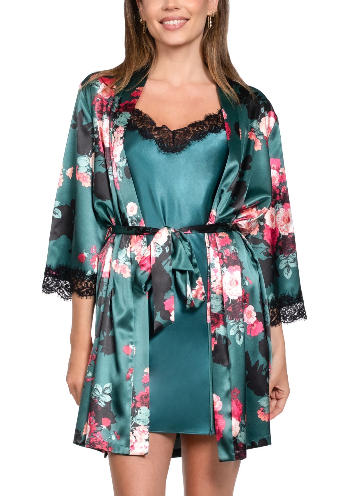 Womens Esterlla Chemise and Wrapper Set