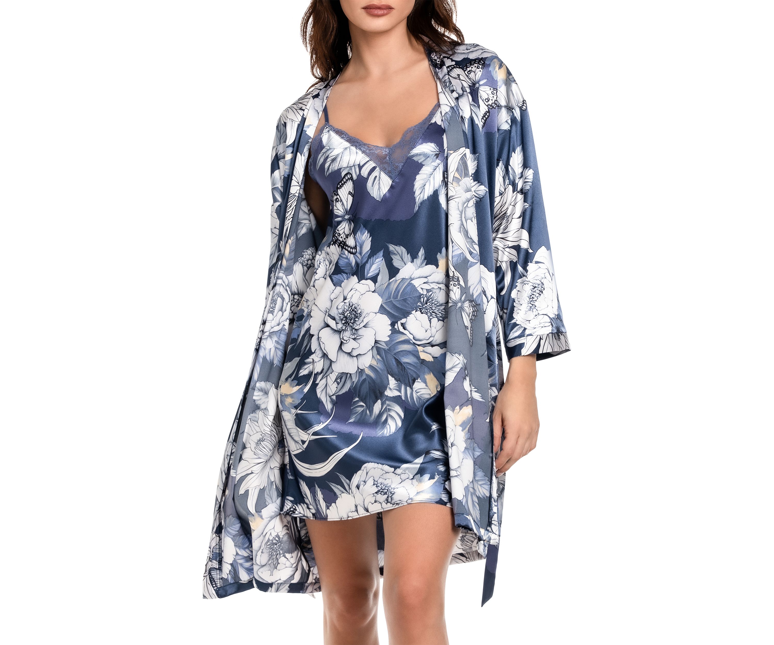 Womens Flying Garden Wrapper Robe
