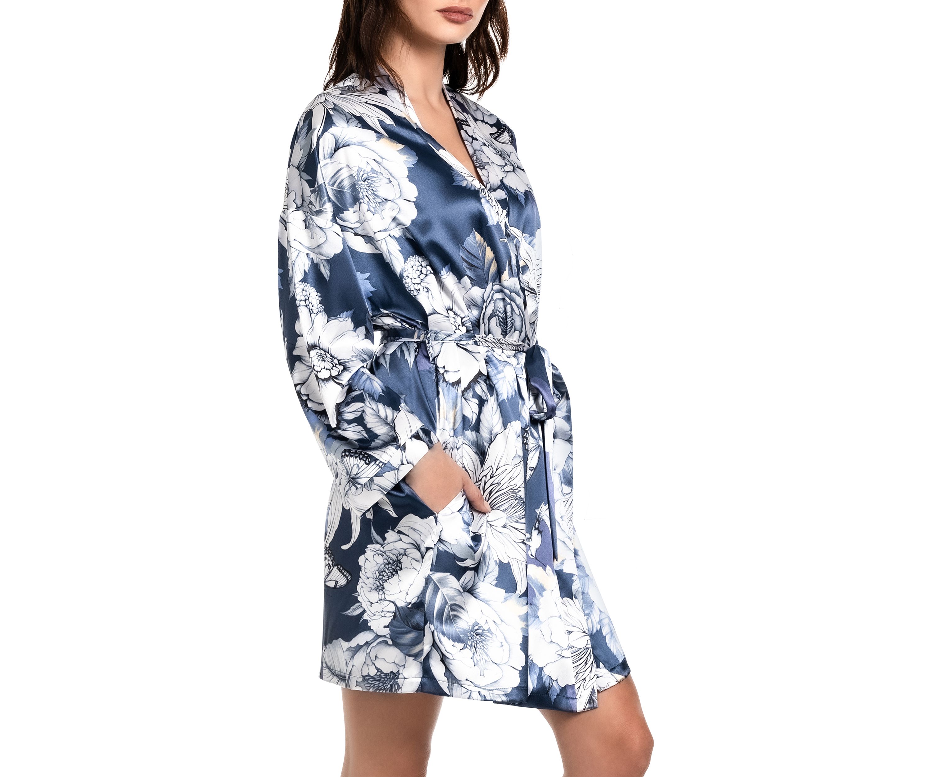 Womens Flying Garden Wrapper Robe