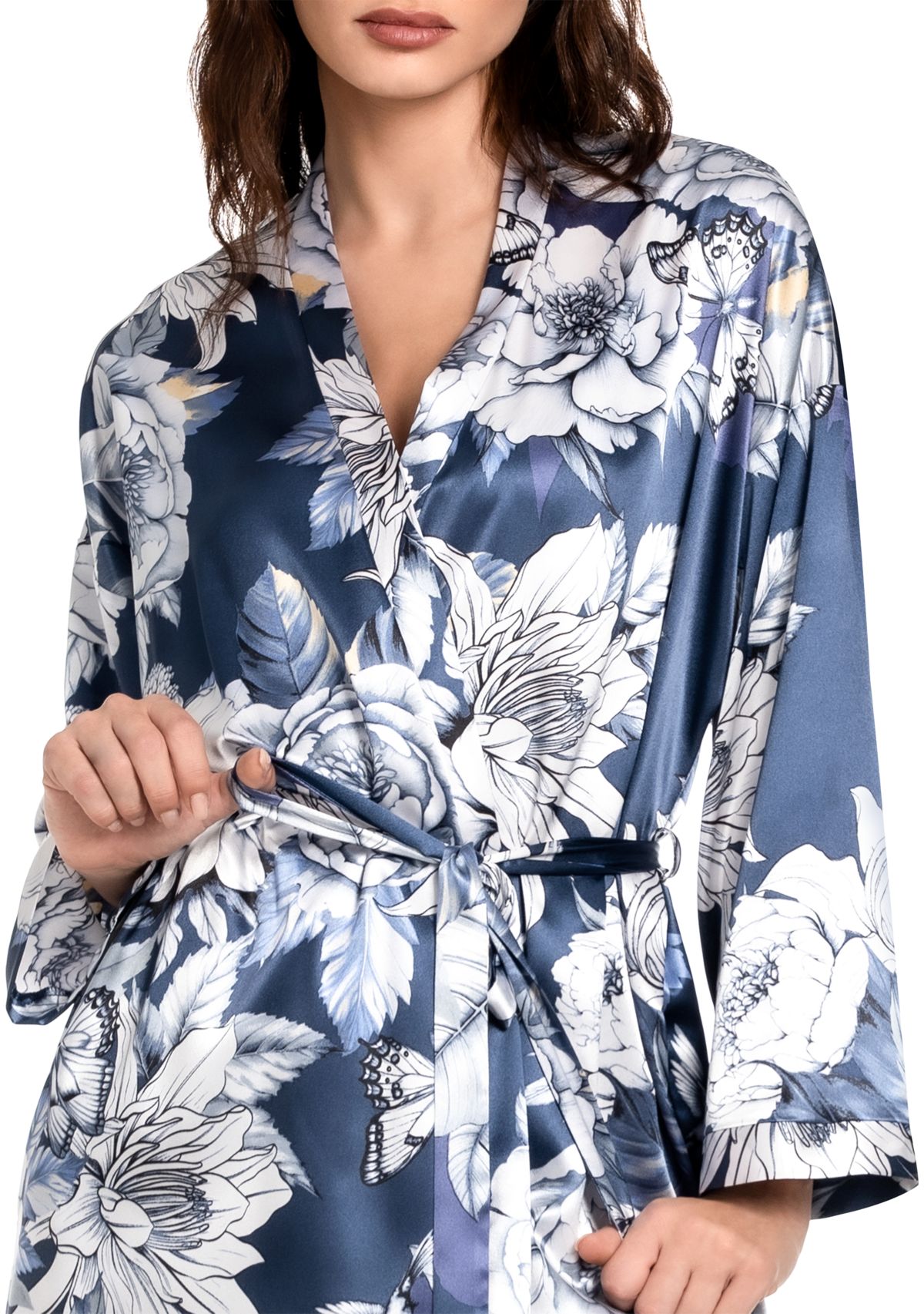 Womens Flying Garden Wrapper Robe