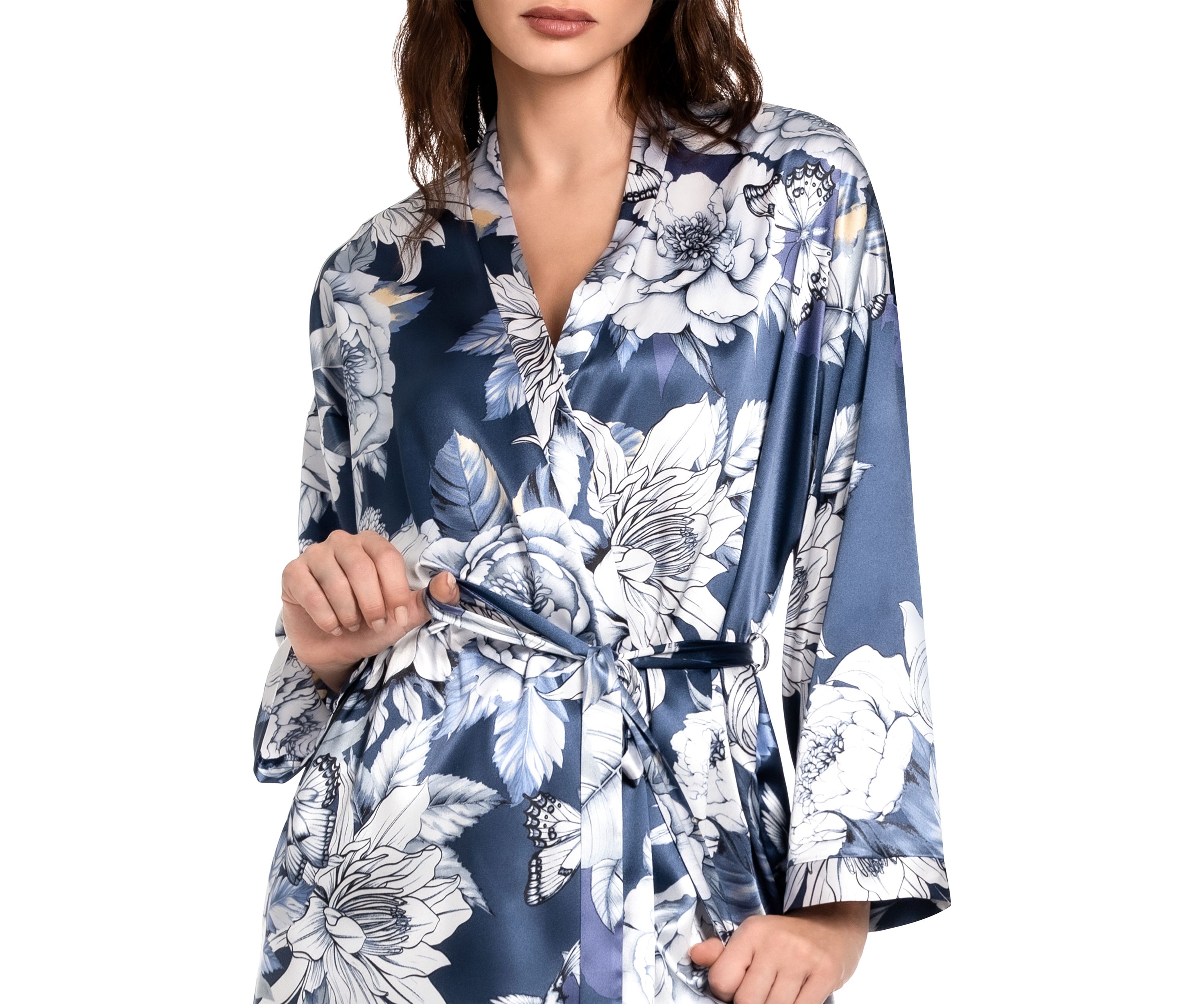 Womens Flying Garden Wrapper Robe