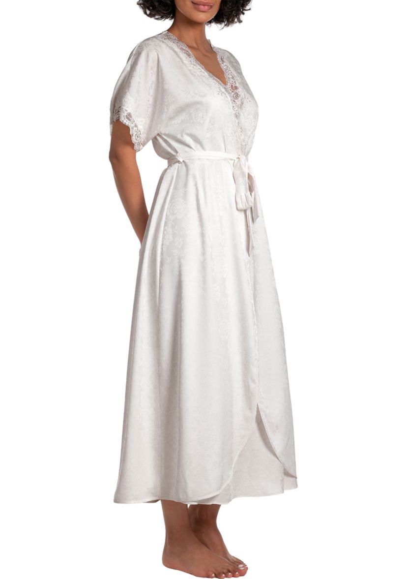 Guinevere Long Satin Robe