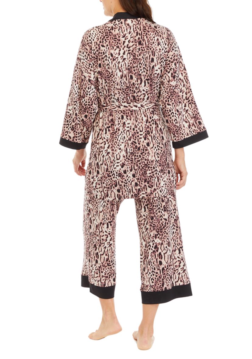 Printed Scoop Neck Printed Top and Pants Pajama Set