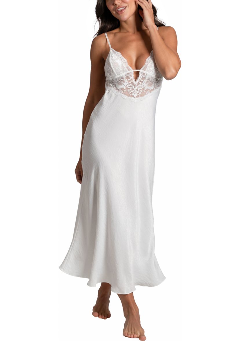 Long Satin Sleep Gown 