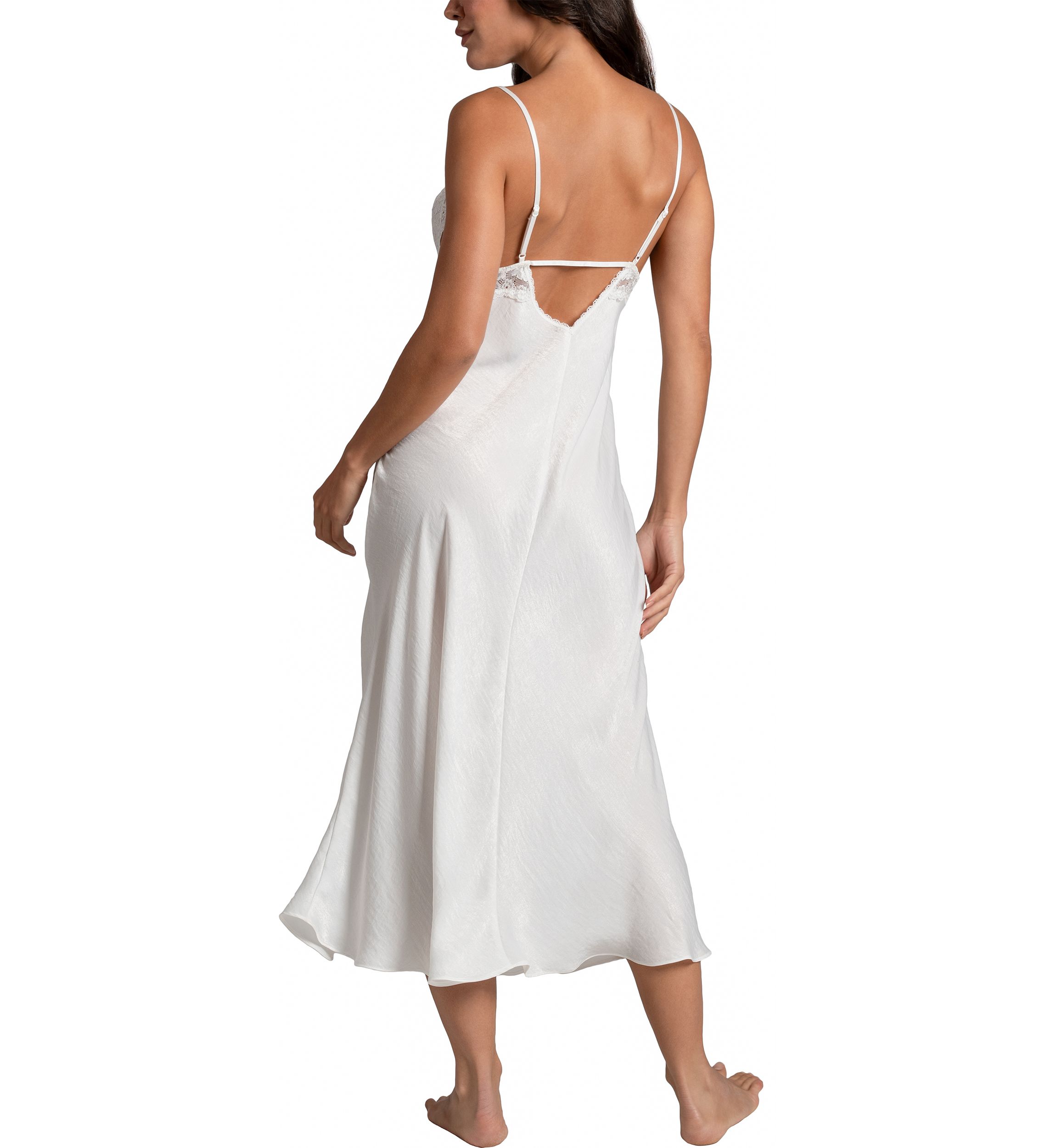 Long Satin Sleep Gown 