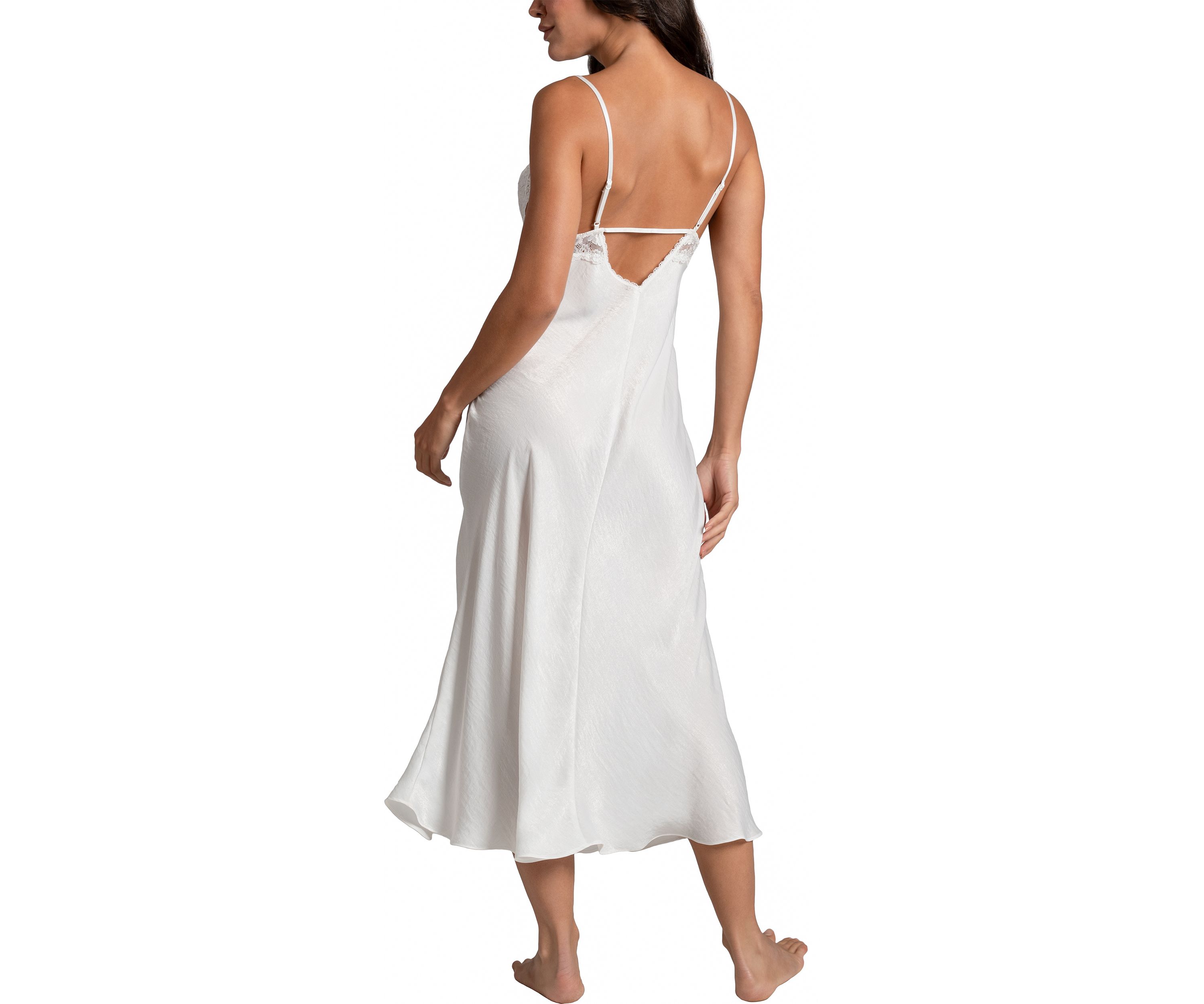 Long Satin Sleep Gown 