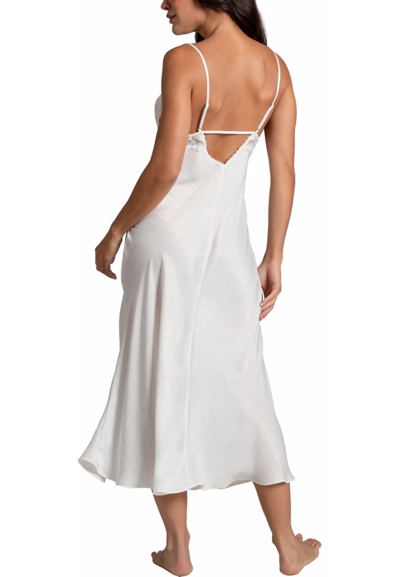 Long Satin Sleep Gown 