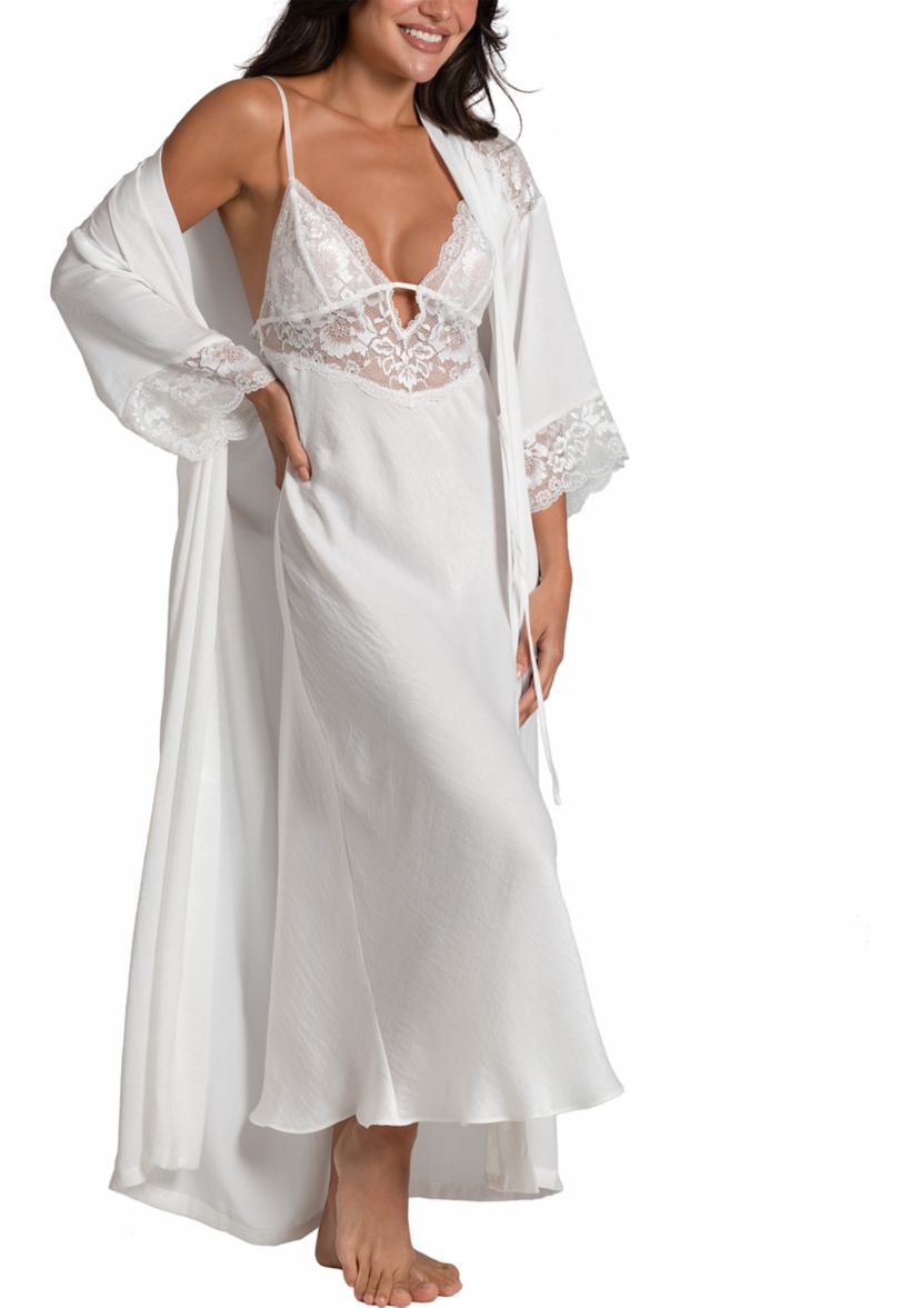 Long Satin Sleep Gown 