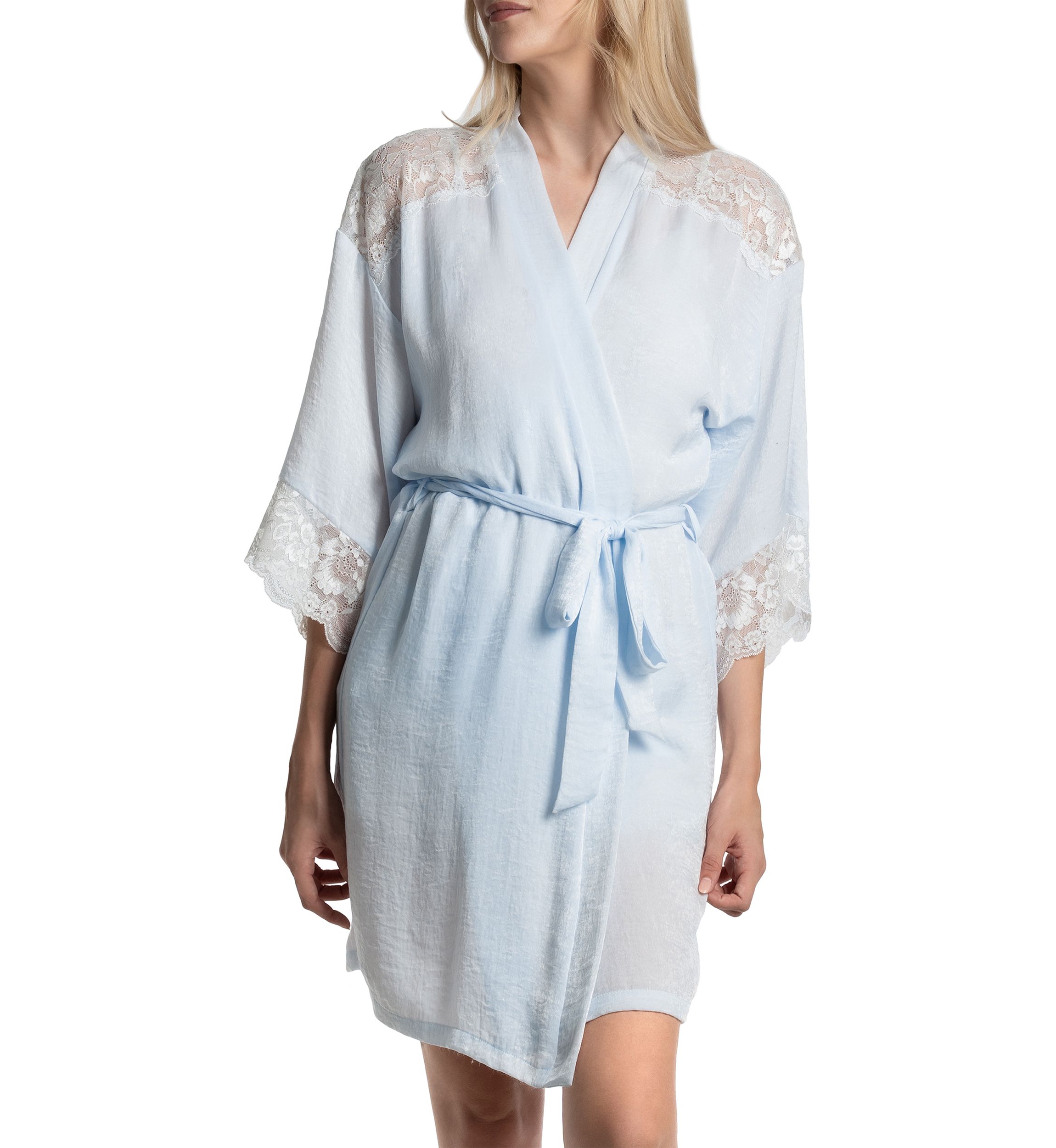 Satin Wrapper Robe 