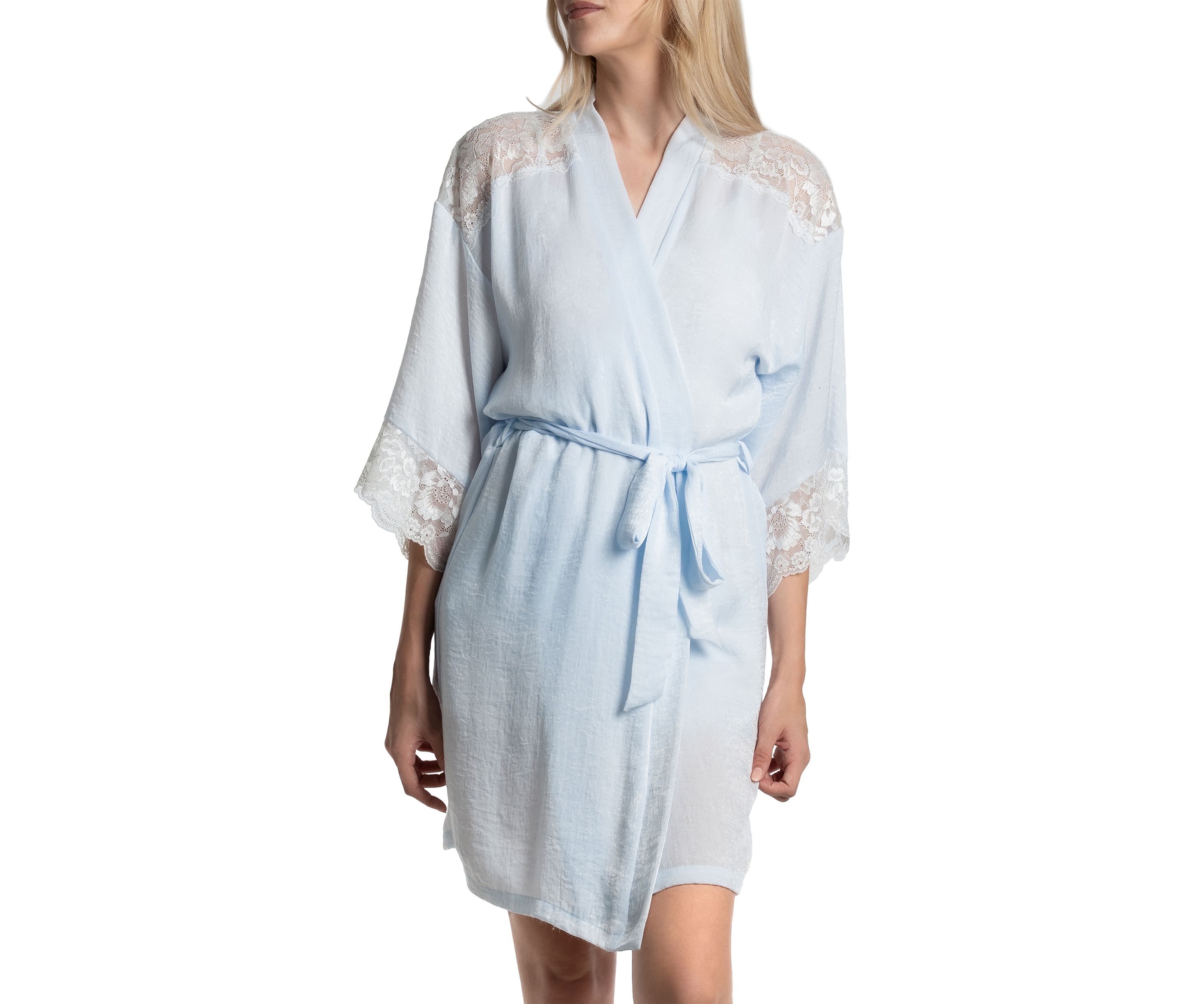 Satin Wrapper Robe 