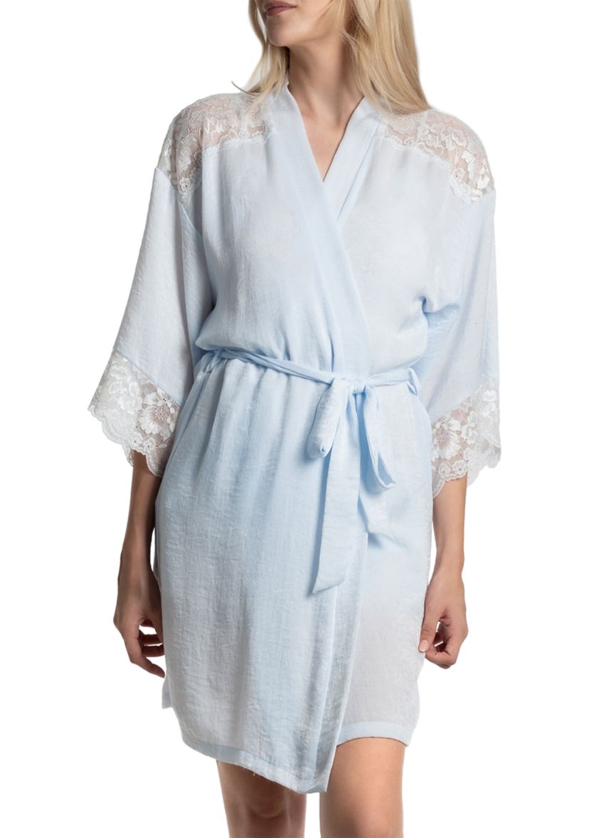 Satin Wrapper Robe 