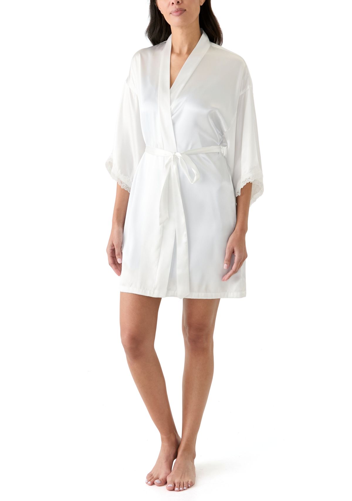Satin Wrapper Robe