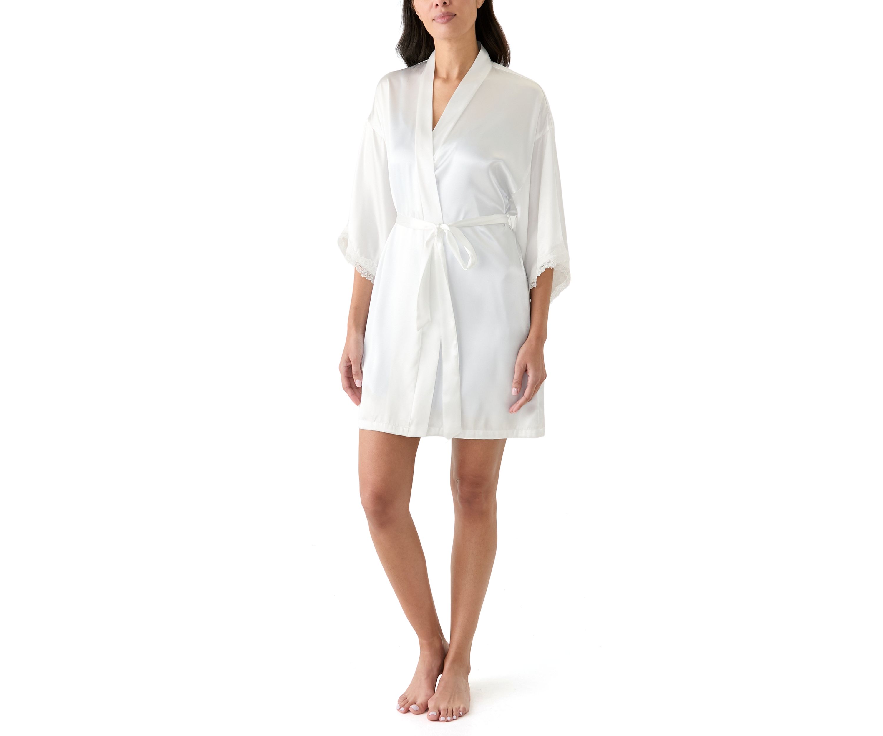 Satin Wrapper Robe