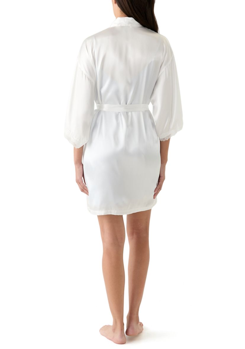 Satin Wrapper Robe