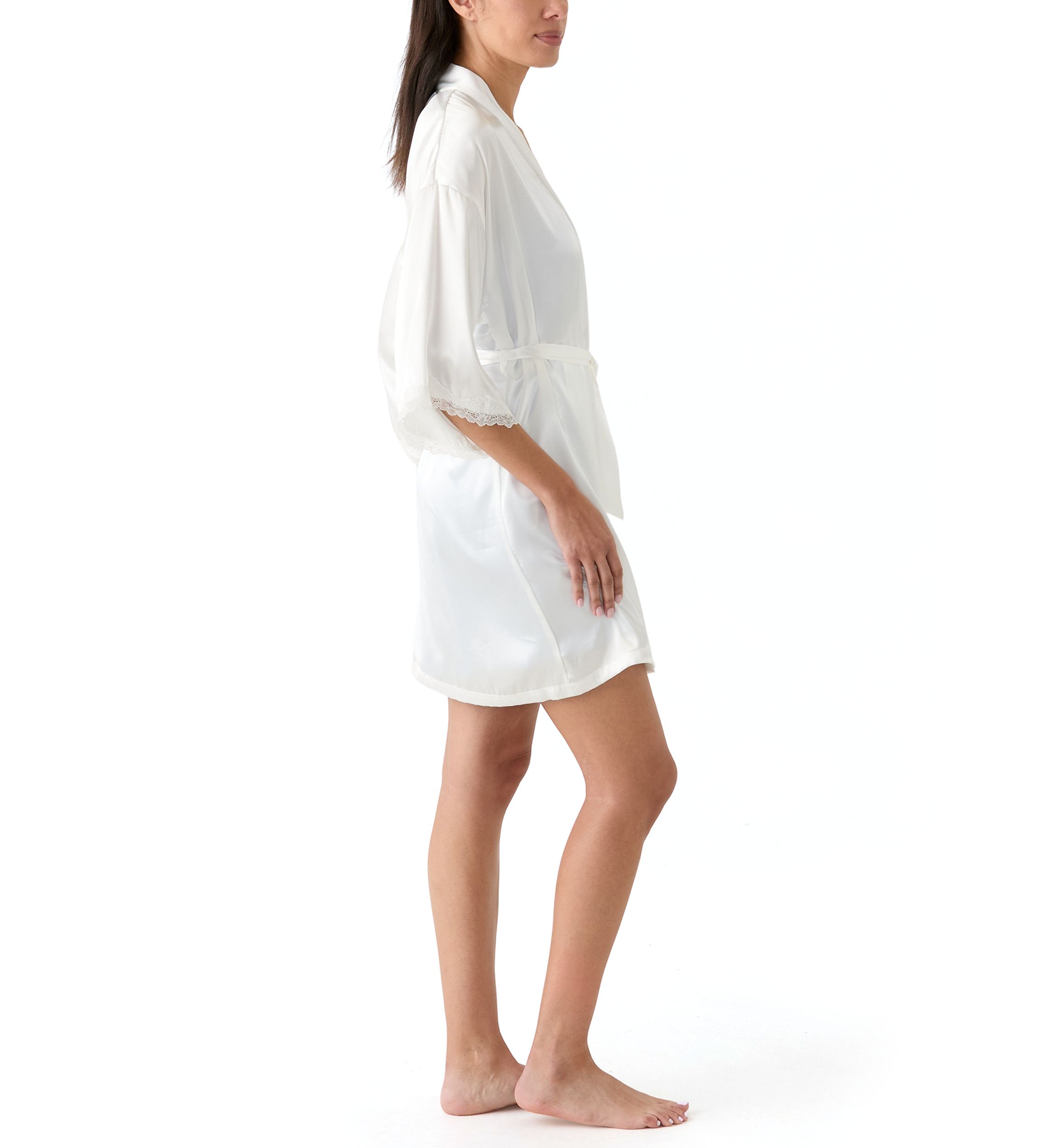 Satin Wrapper Robe
