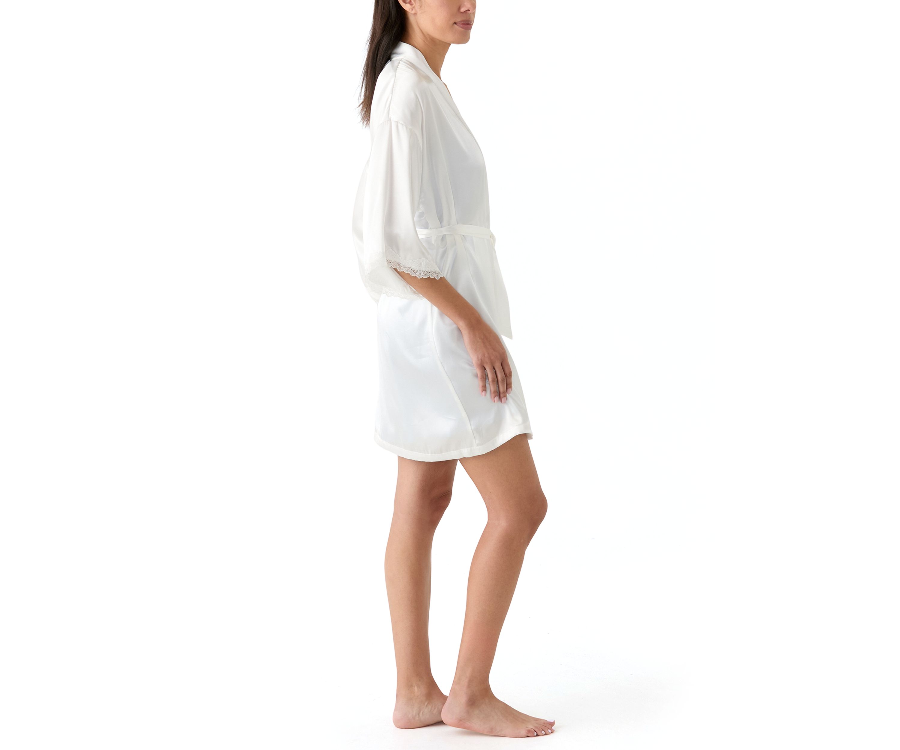 Satin Wrapper Robe