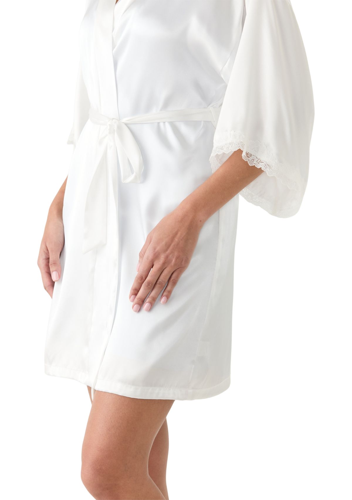 Satin Wrapper Robe
