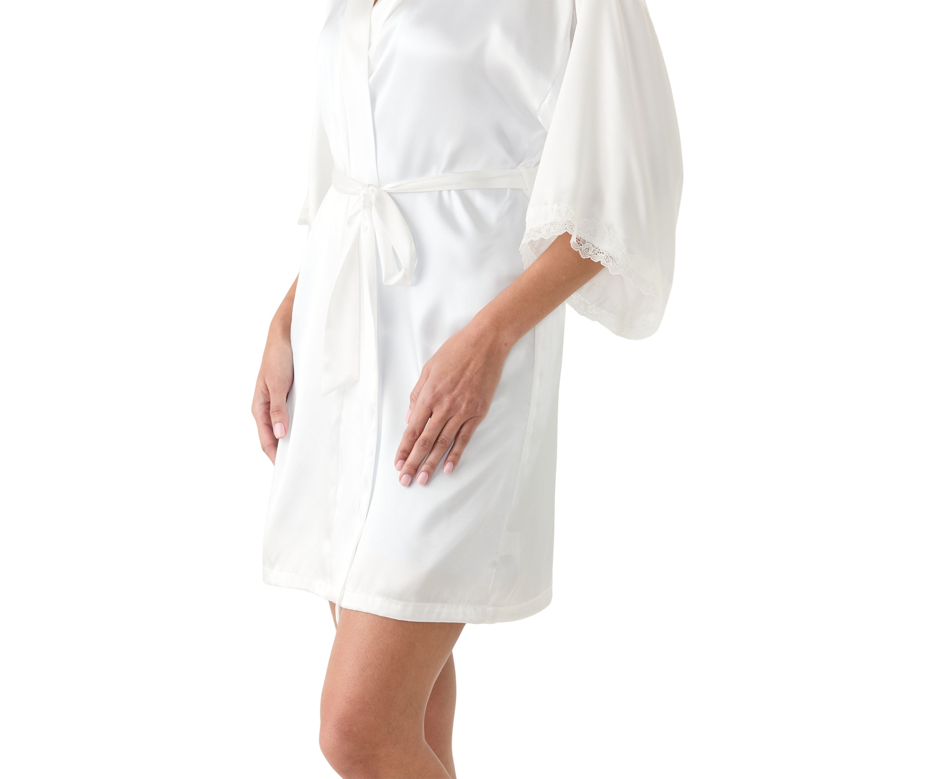 Satin Wrapper Robe