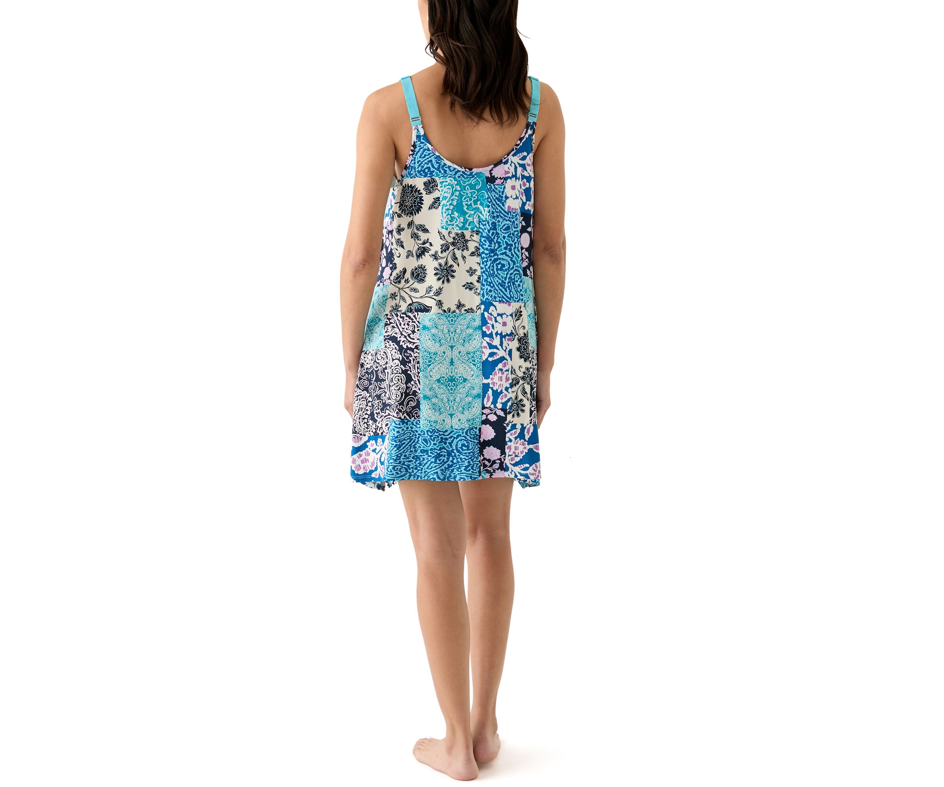 Sleeveless Knit Sharkbite Chemise