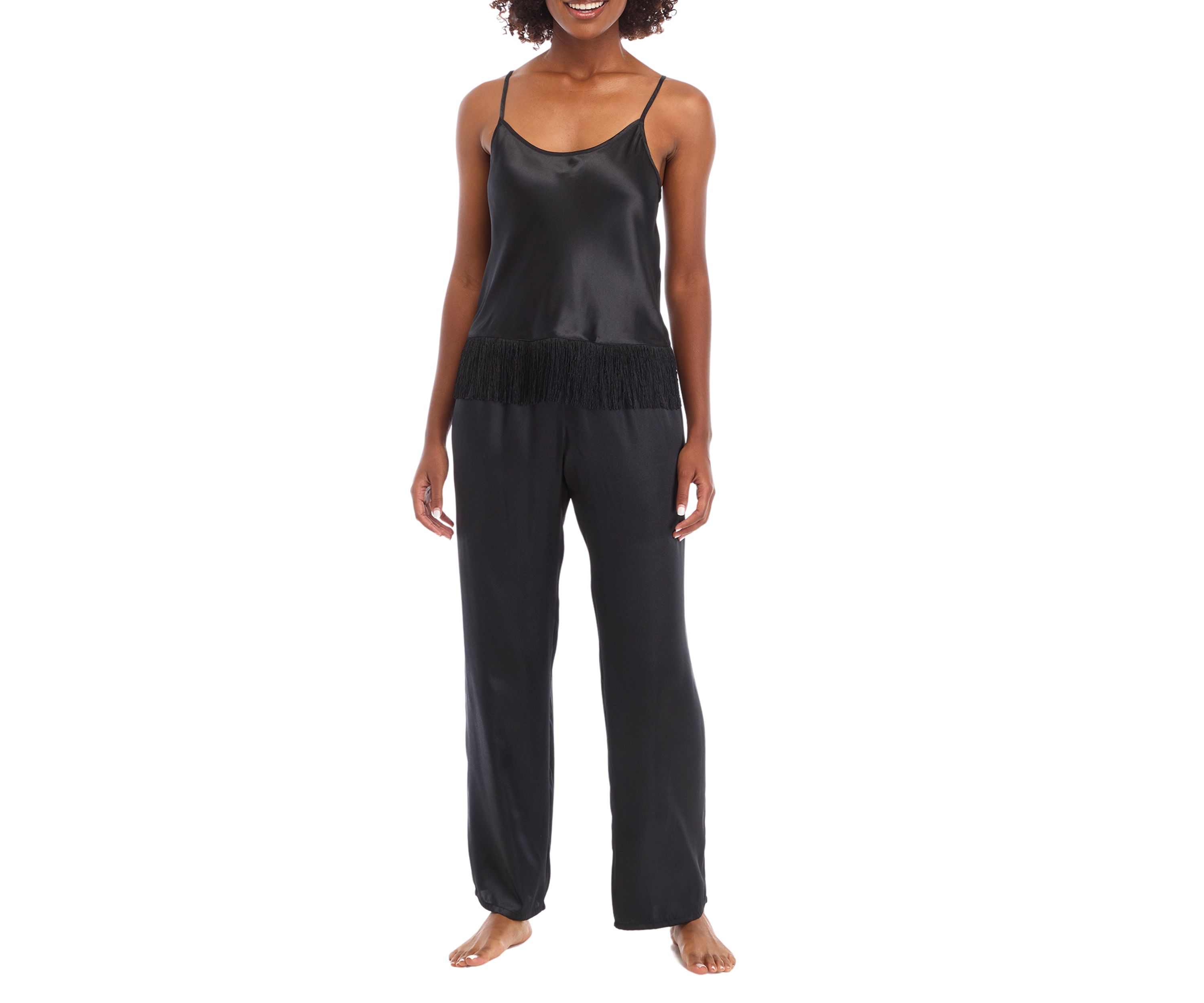 3-Piece Satin Pajama Set 
