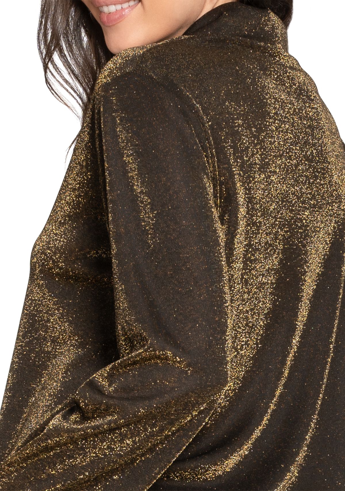   Metallic Lurex Knit Pajama Set 