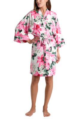 Floral Knit Robe