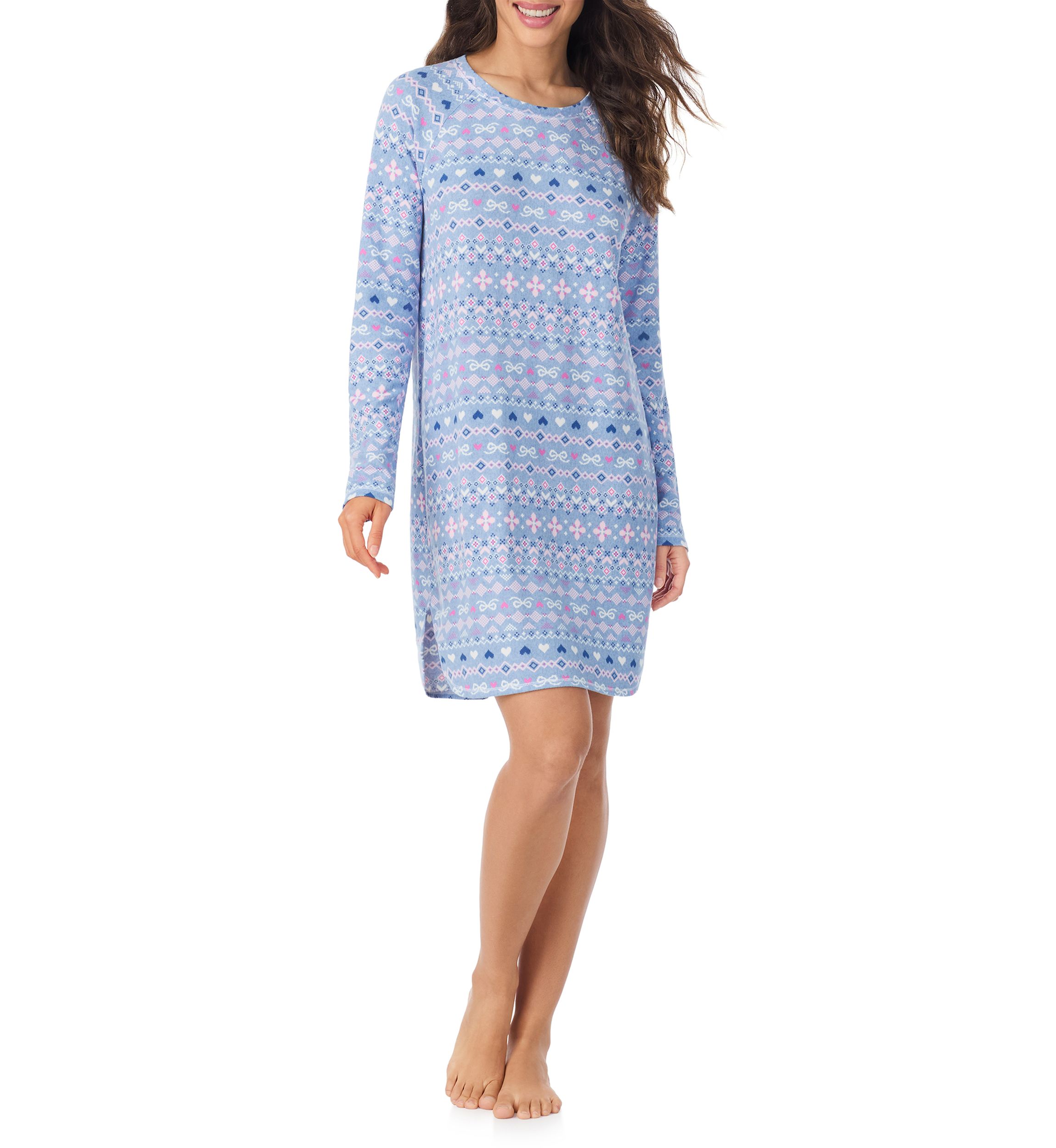 Crew Neck Long Sleeve Sleepshirt