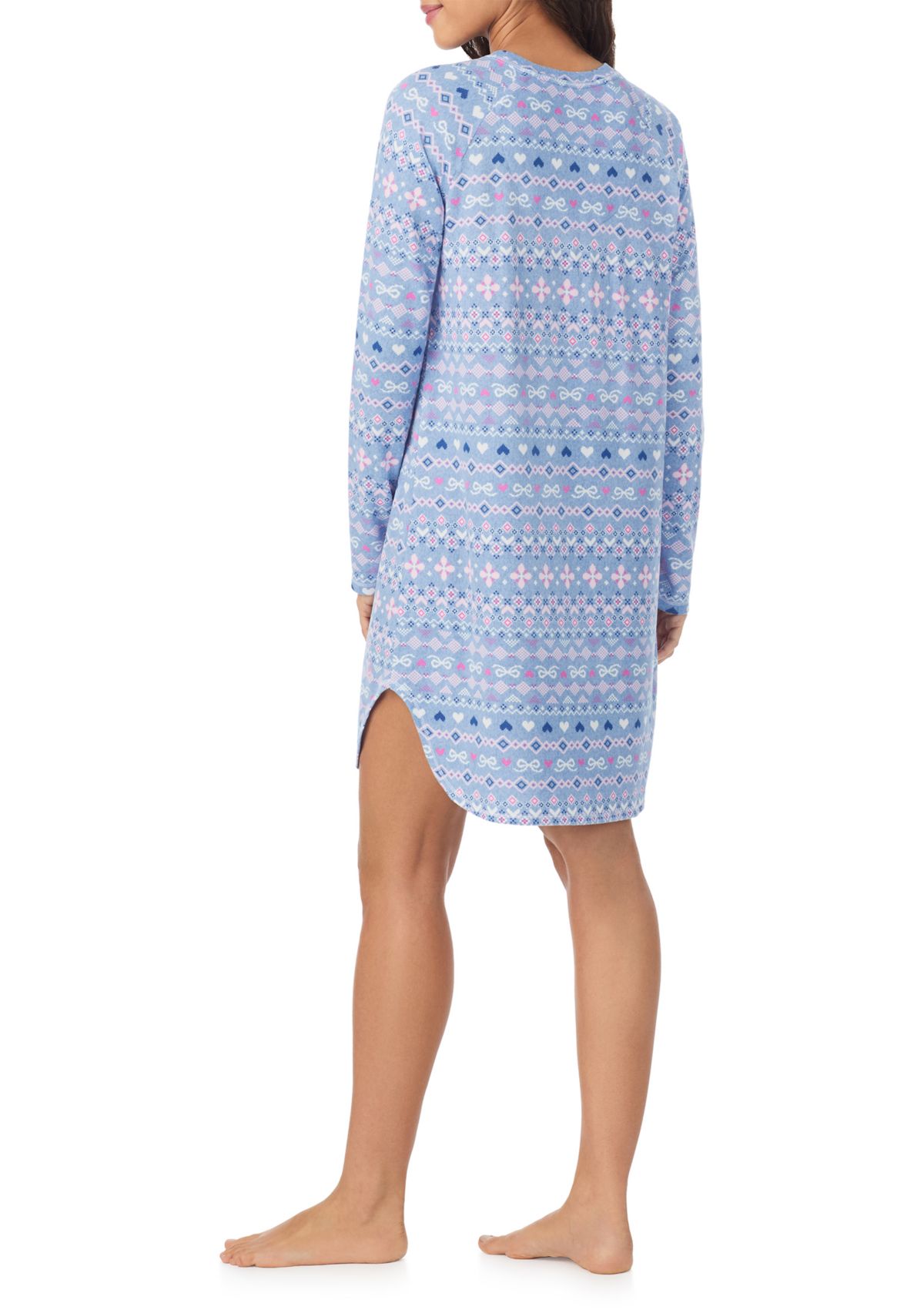 Crew Neck Long Sleeve Sleepshirt