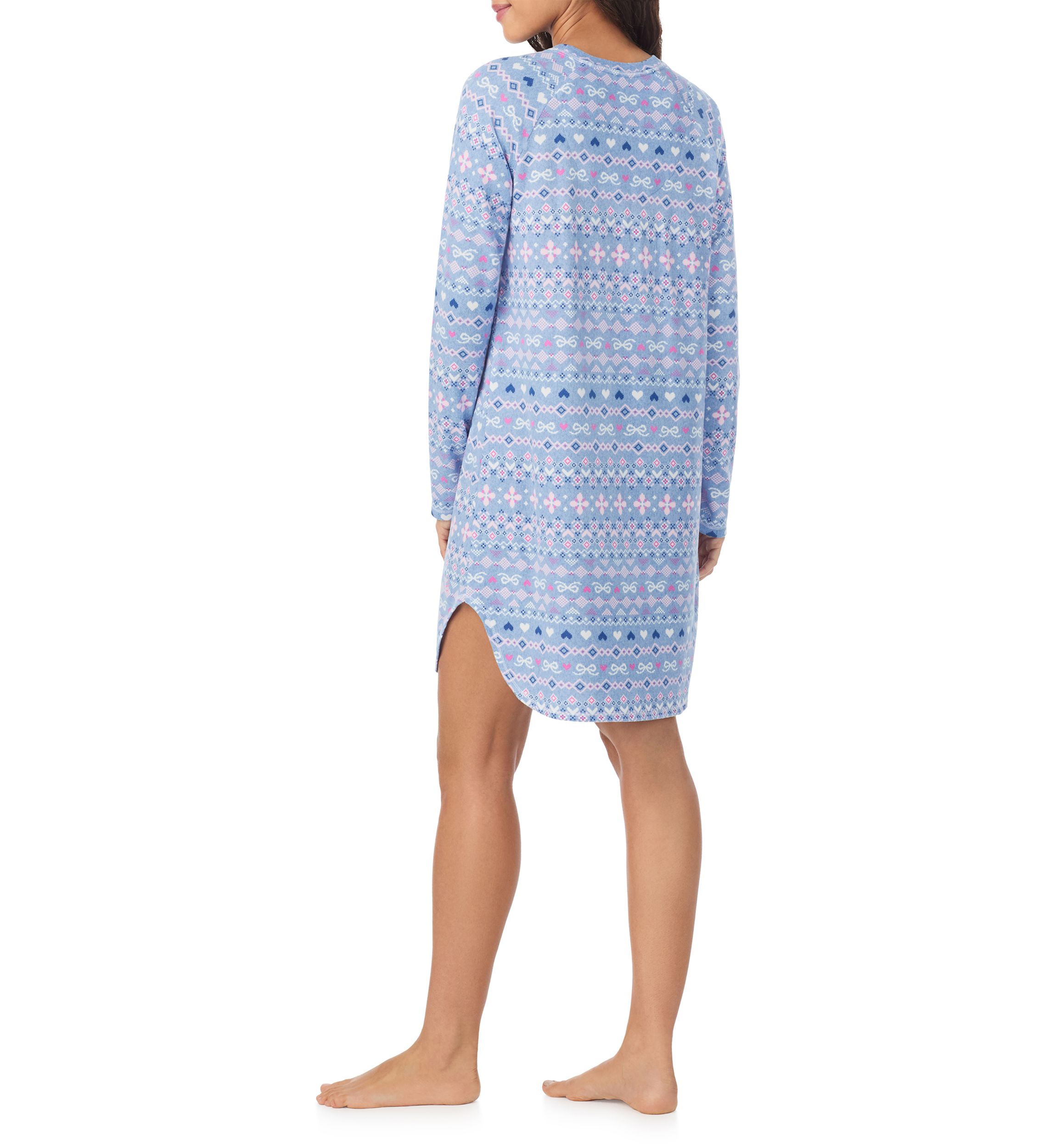 Crew Neck Long Sleeve Sleepshirt