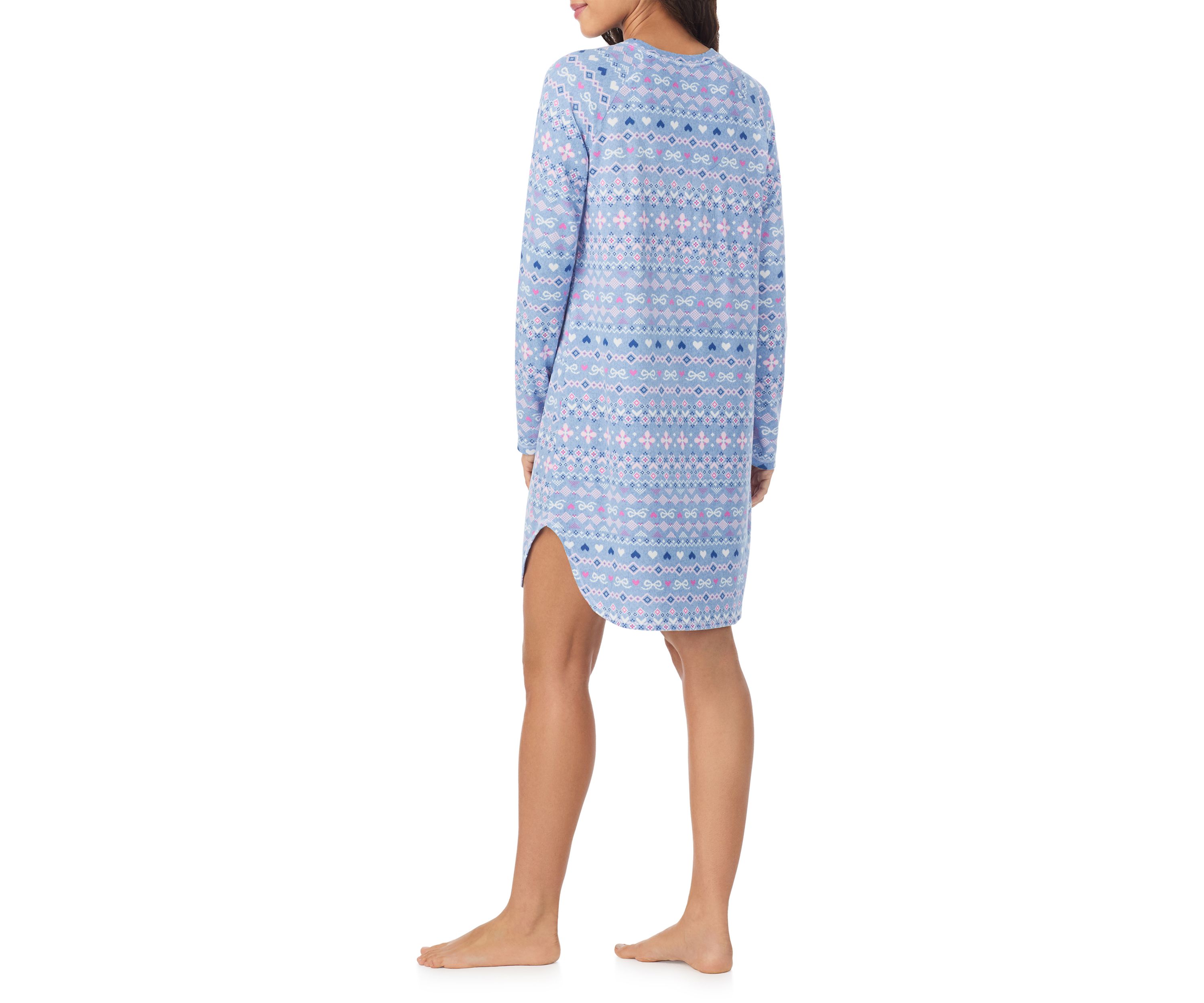 Crew Neck Long Sleeve Sleepshirt