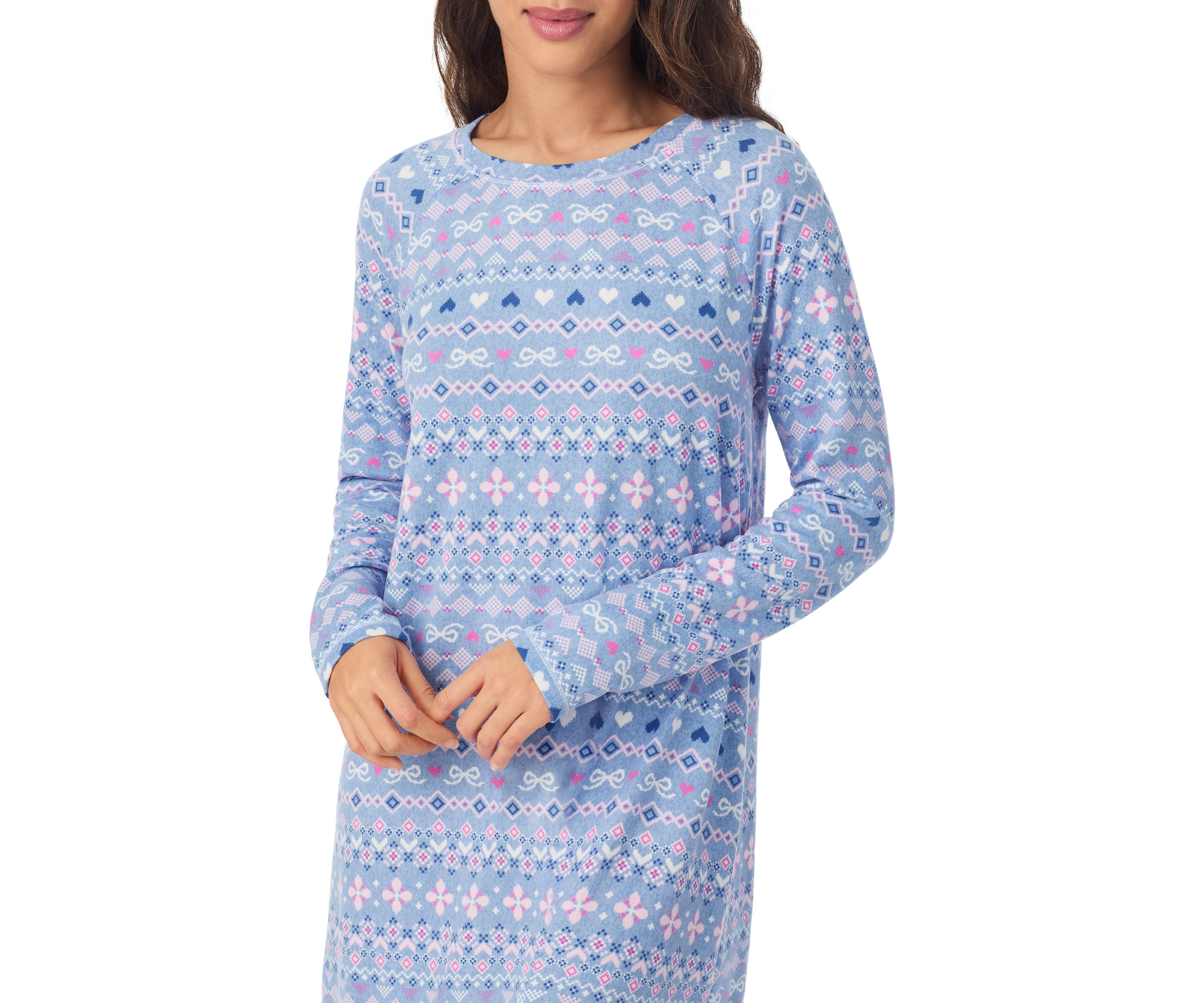 Crew Neck Long Sleeve Sleepshirt