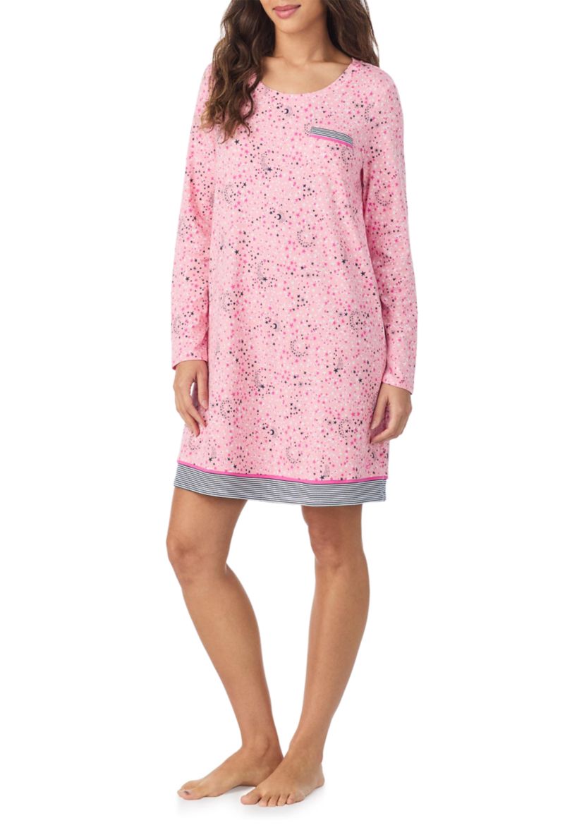Plus Size Long Sleeve Chemise