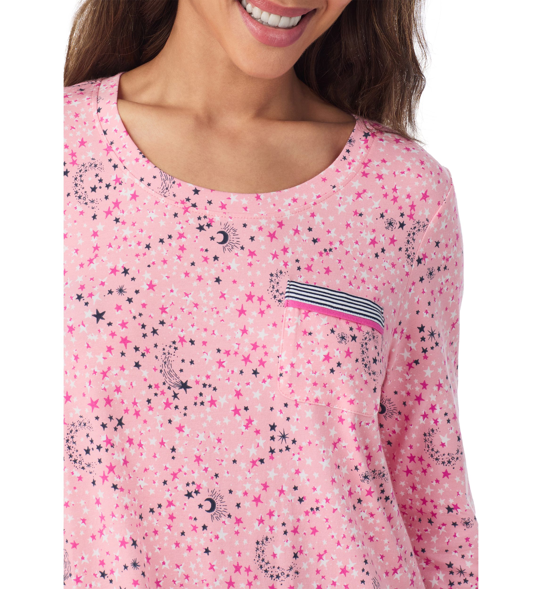 Plus Size Long Sleeve Chemise