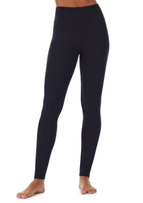 Cuddl Duds Women's Cozy Stretch Thermal Leggings, Black, XL