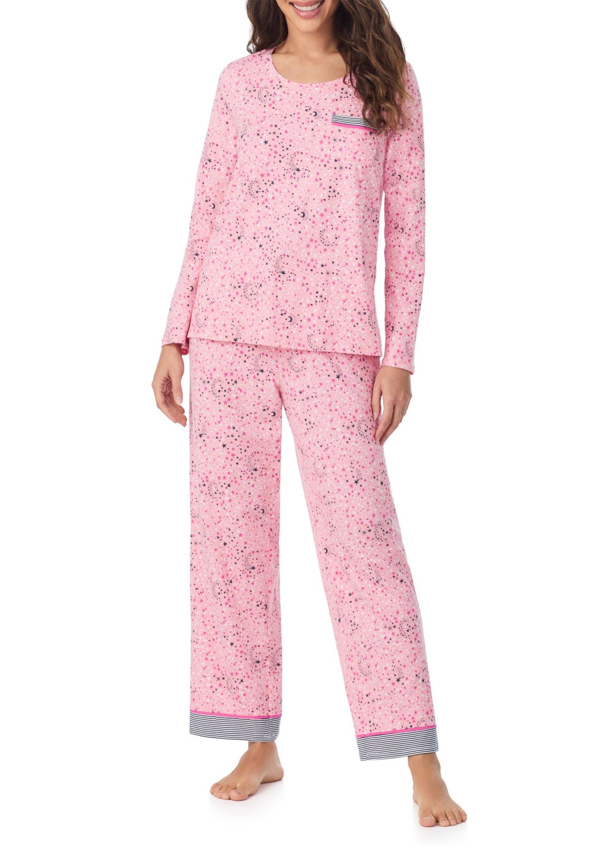 Long Sleeve Top and Long Pants Pajama Set