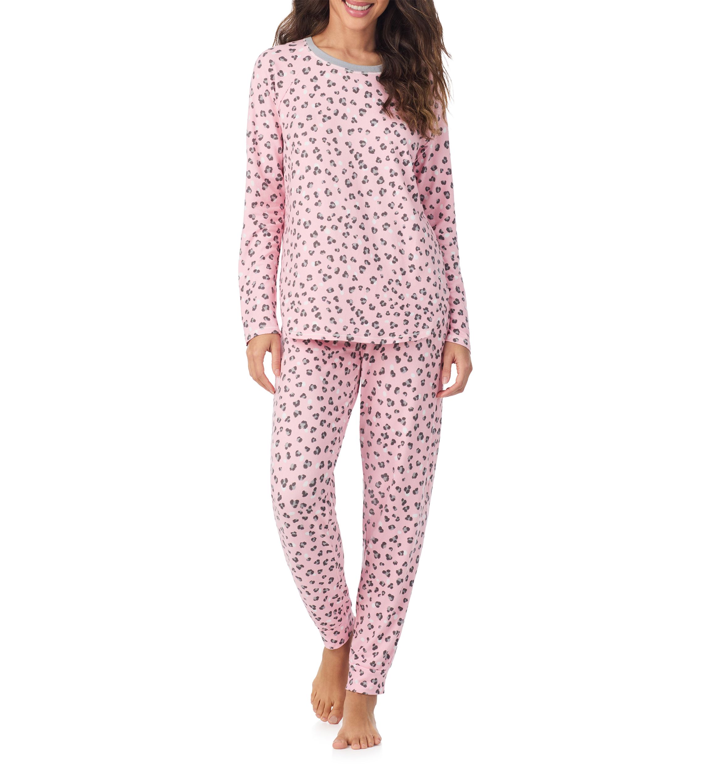 Crew Neck Top and Joggers Pajama Set