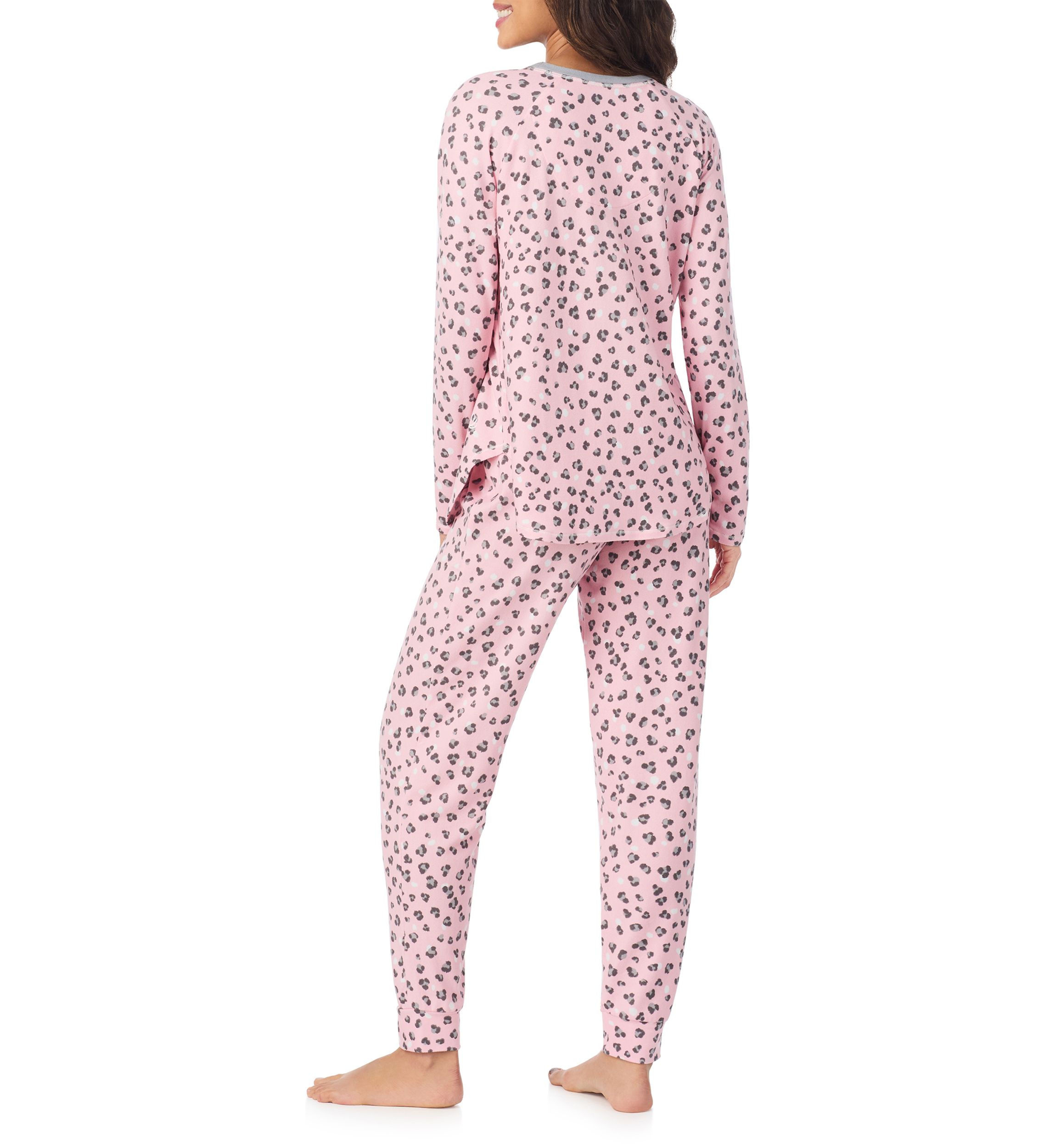 Crew Neck Top and Joggers Pajama Set