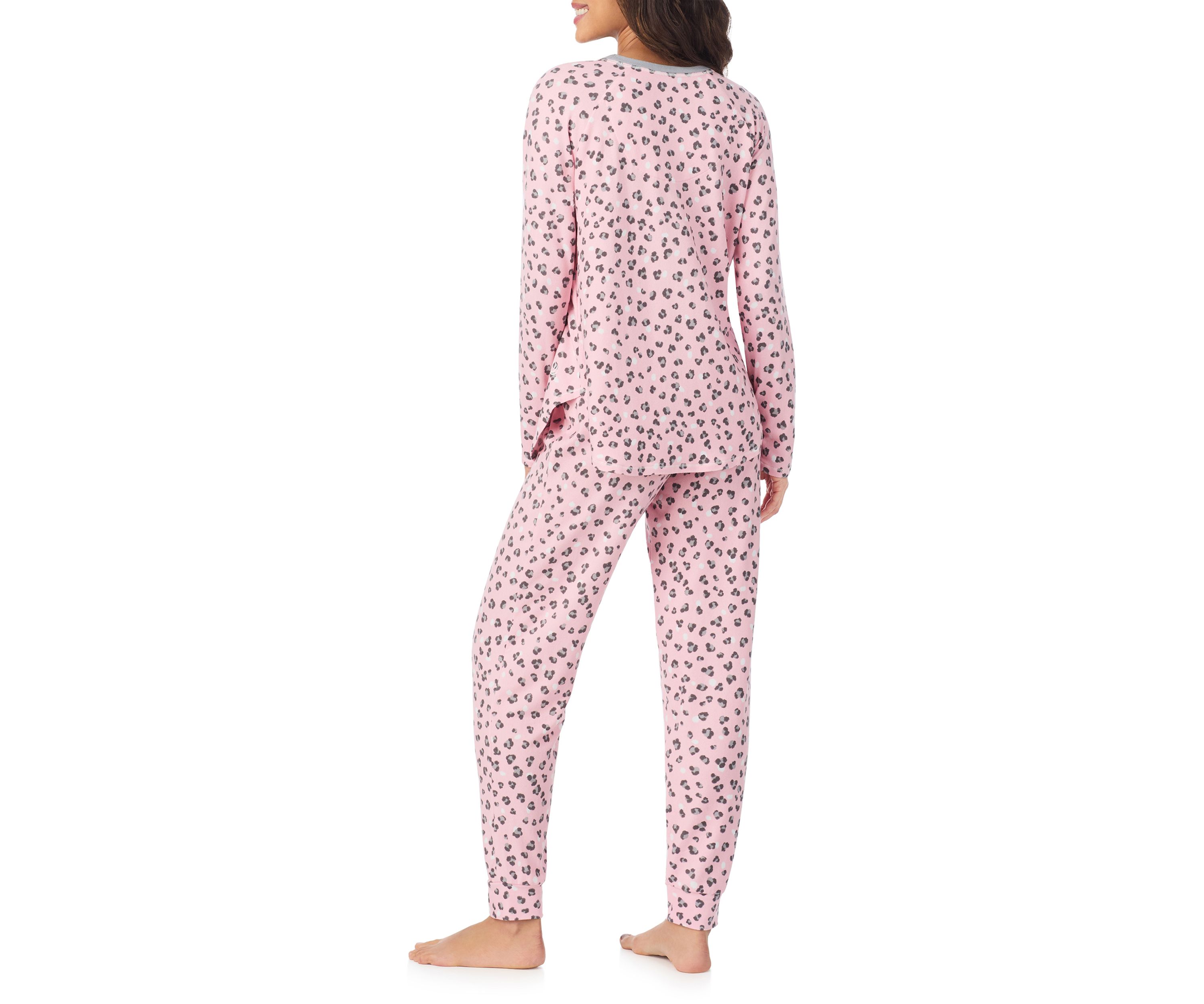 Crew Neck Top and Joggers Pajama Set