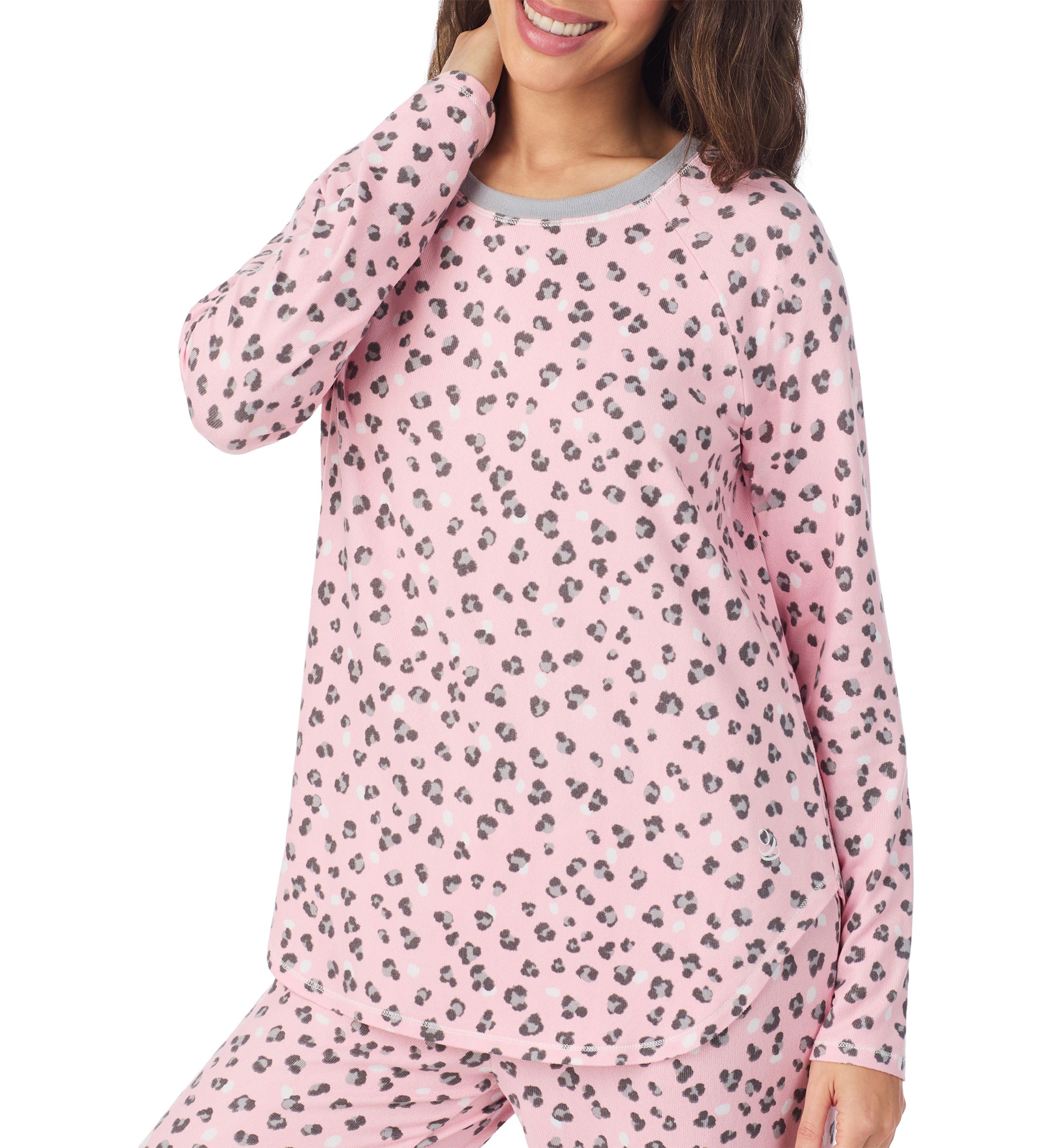 Crew Neck Top and Joggers Pajama Set