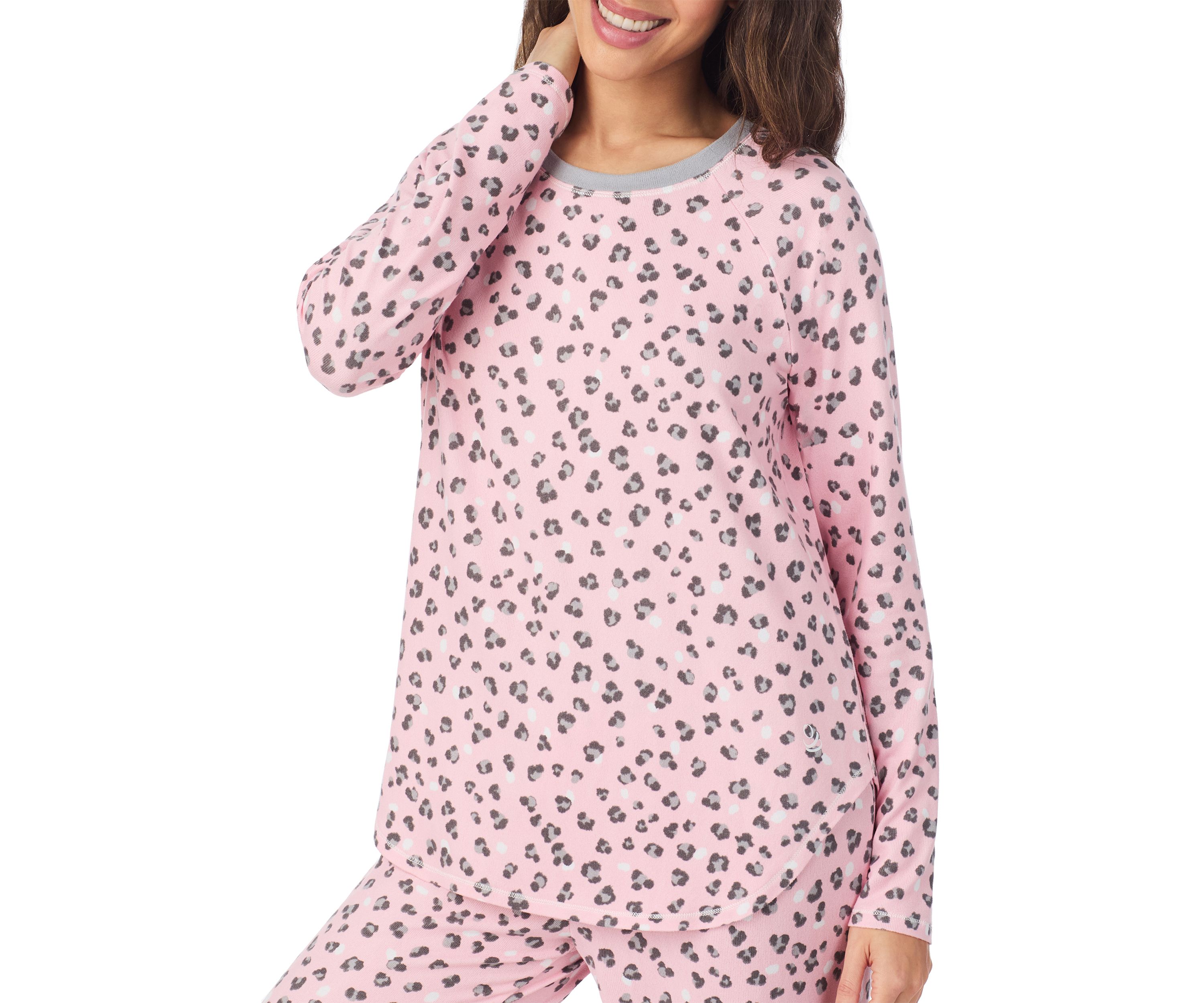 Crew Neck Top and Joggers Pajama Set
