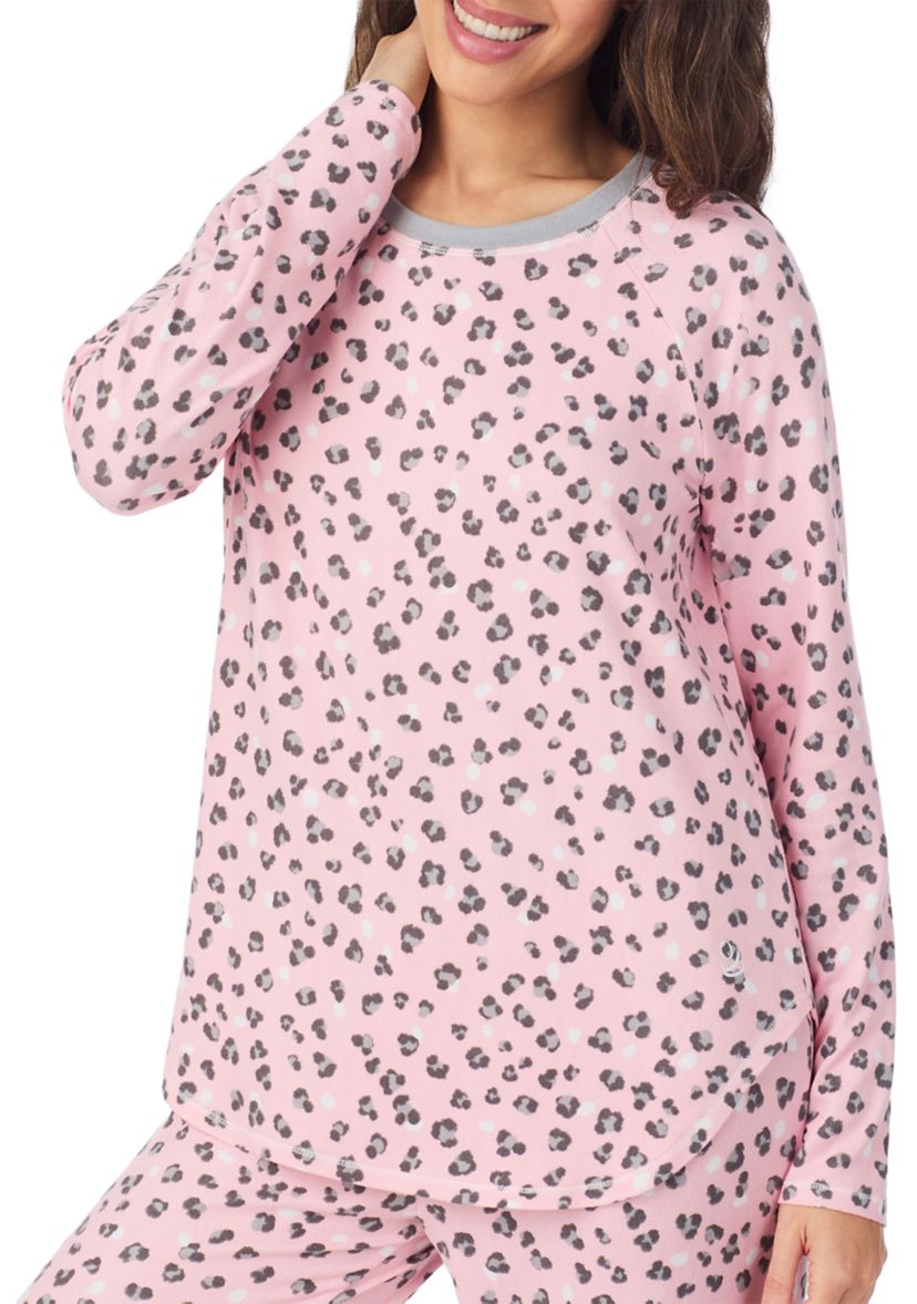 Crew Neck Top and Joggers Pajama Set