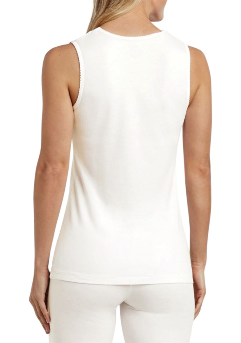 Womens Softwear Lace Edge V-Neck Tank